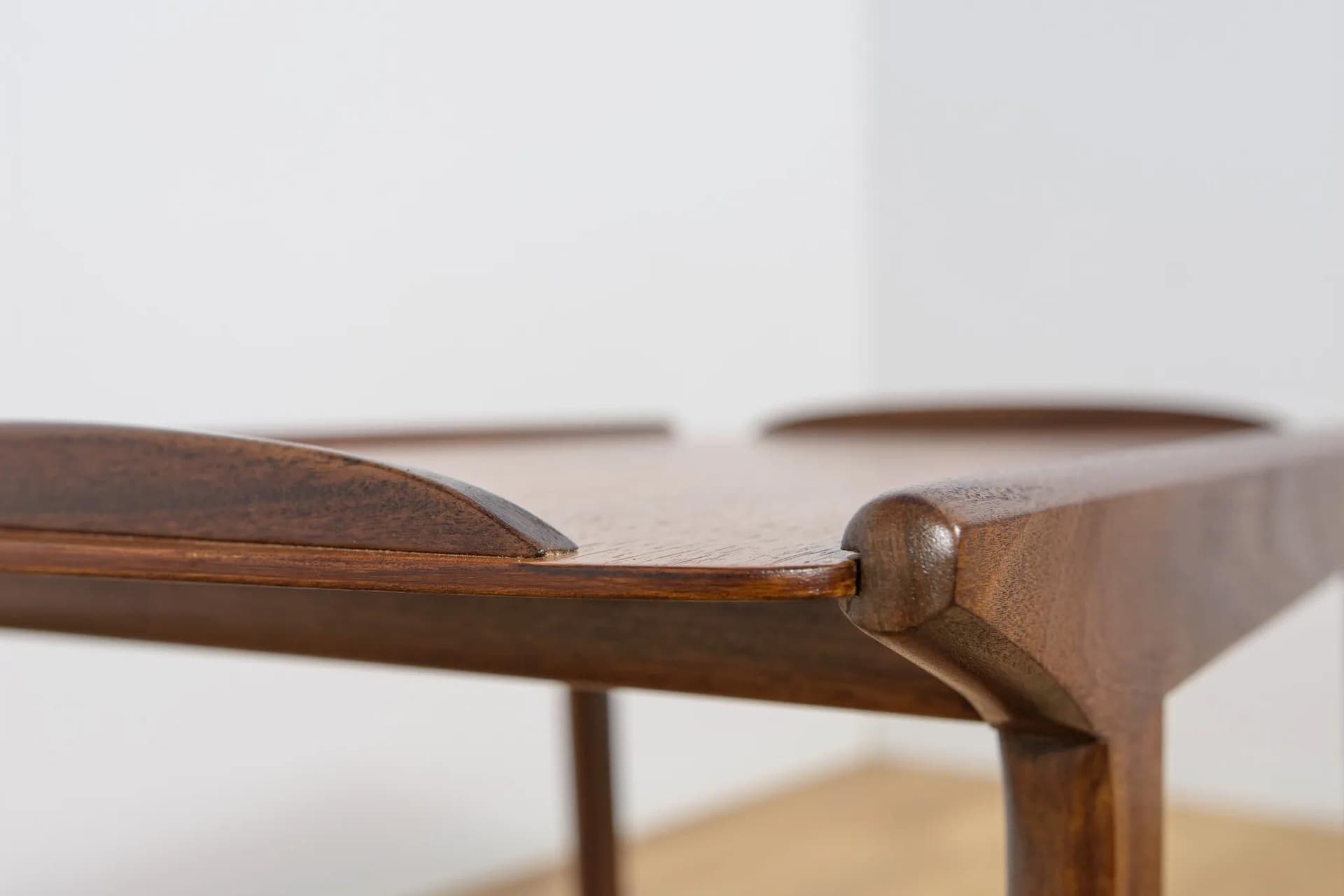 Bar cart, brown teak, Denmark, 1960s. - 71368