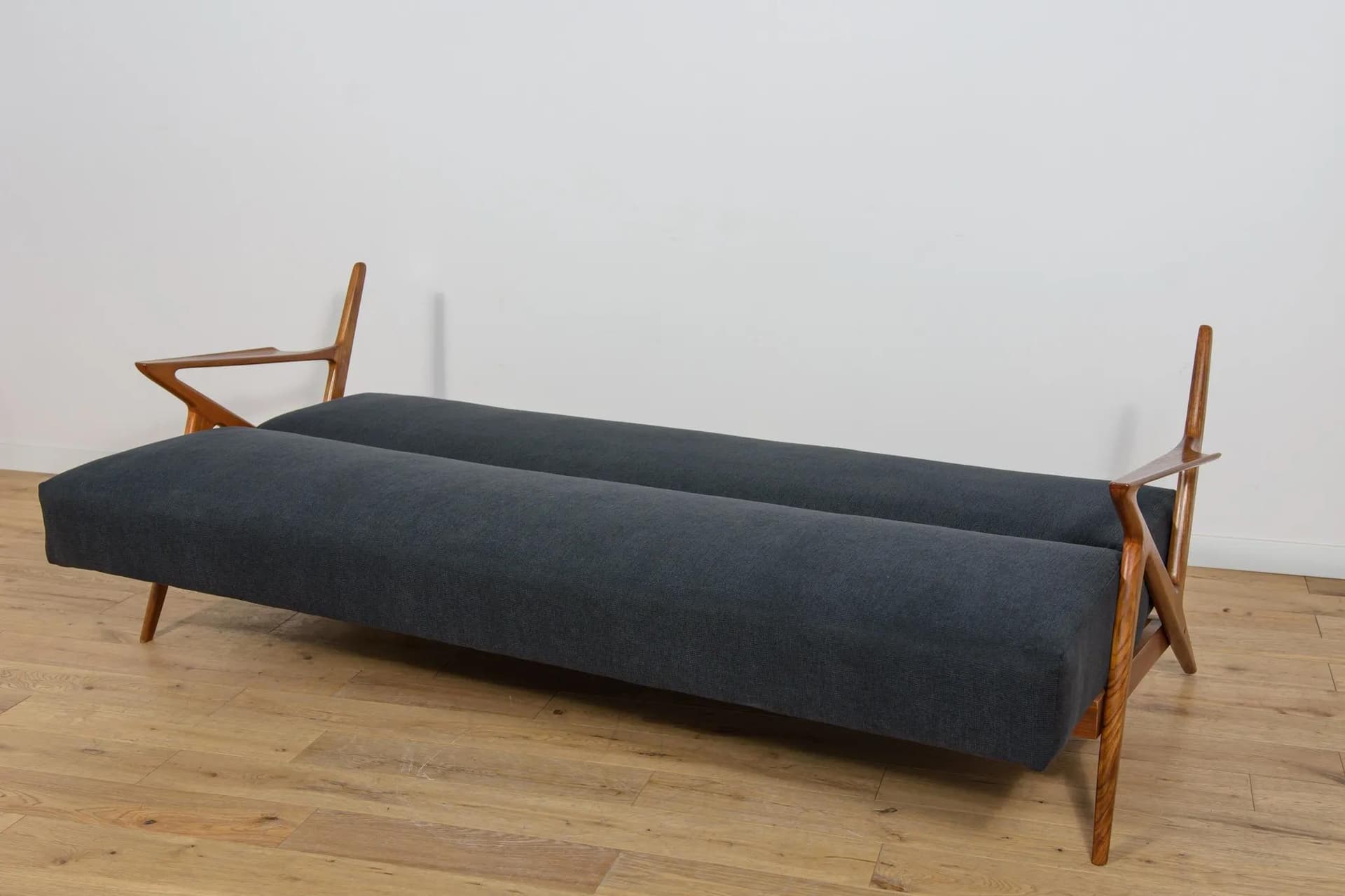 Sofa rozkładana Z-Sofa, teak czarny, proj. P. Jensen, Dania, lata 50. - 71358