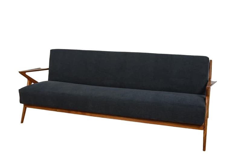 Sofa rozkładana Z-Sofa, teak czarny, proj. P. Jensen, Dania, lata 50.
