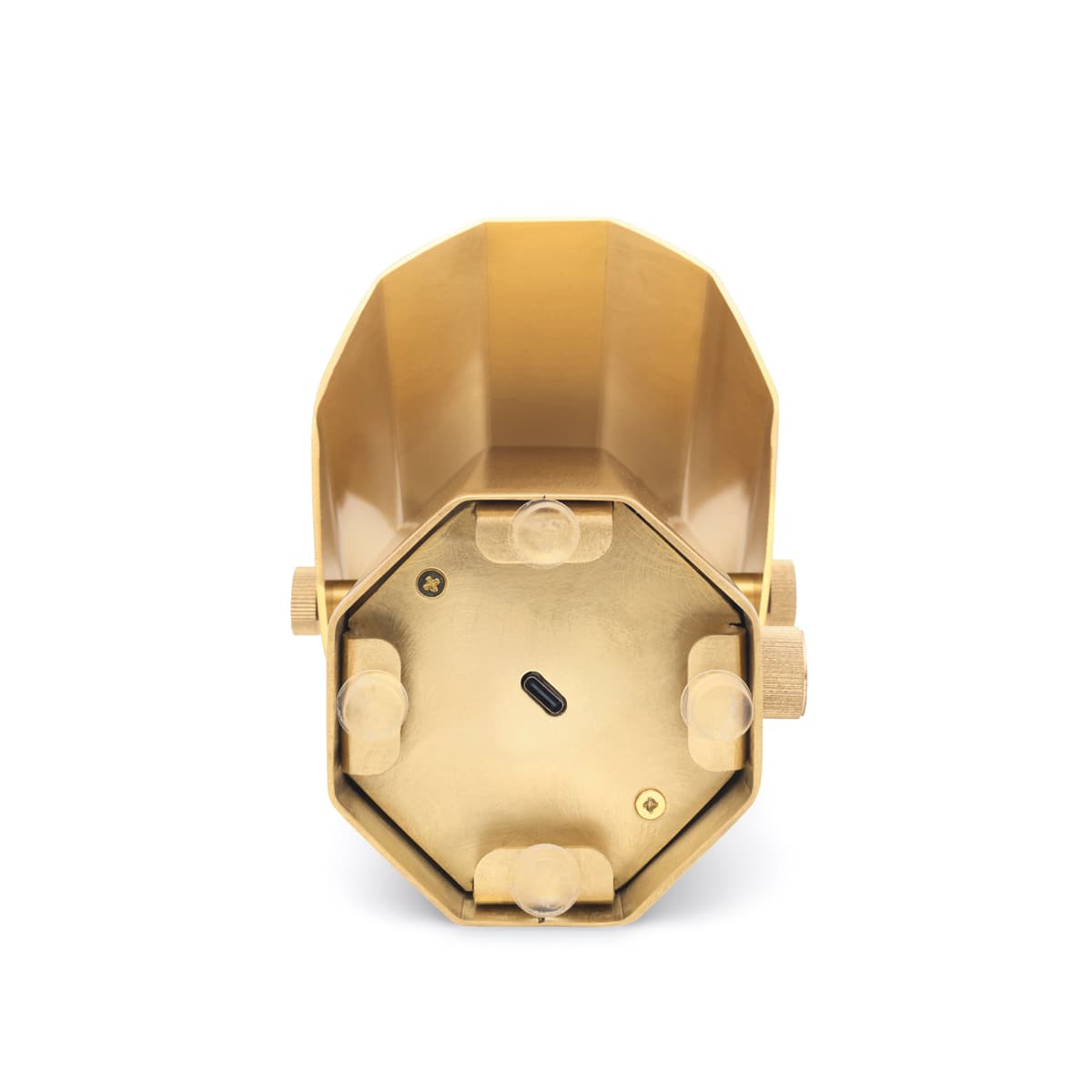 Lampka przenośna APOLIN mosiądz szczotkowany, Kaspa x Grynasz Studio - 6199