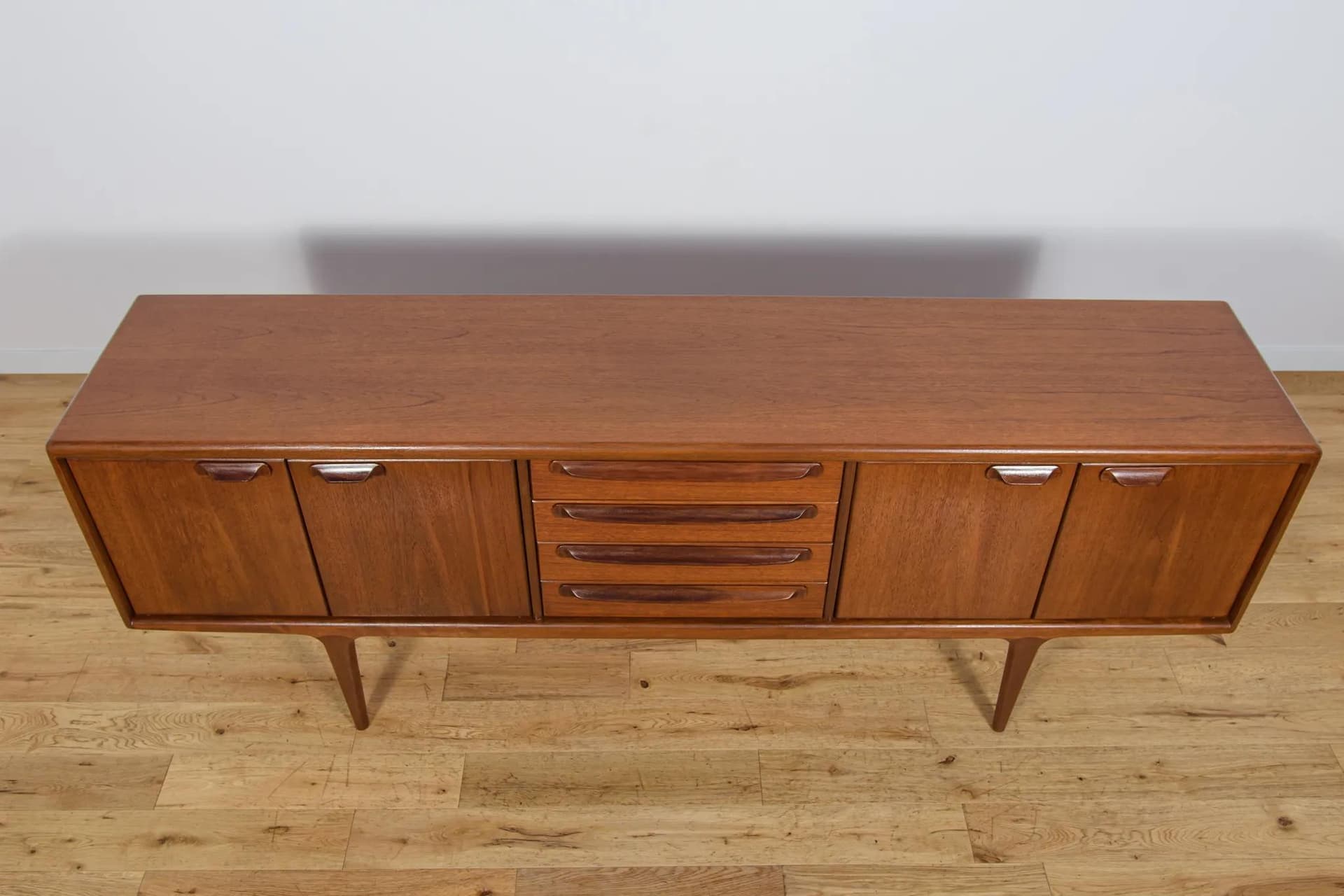 Komoda Sequence, teak brązowy, proj. J. Herbert, A.Younger Ltd., Wielka Brytania, lata 60. - 71222