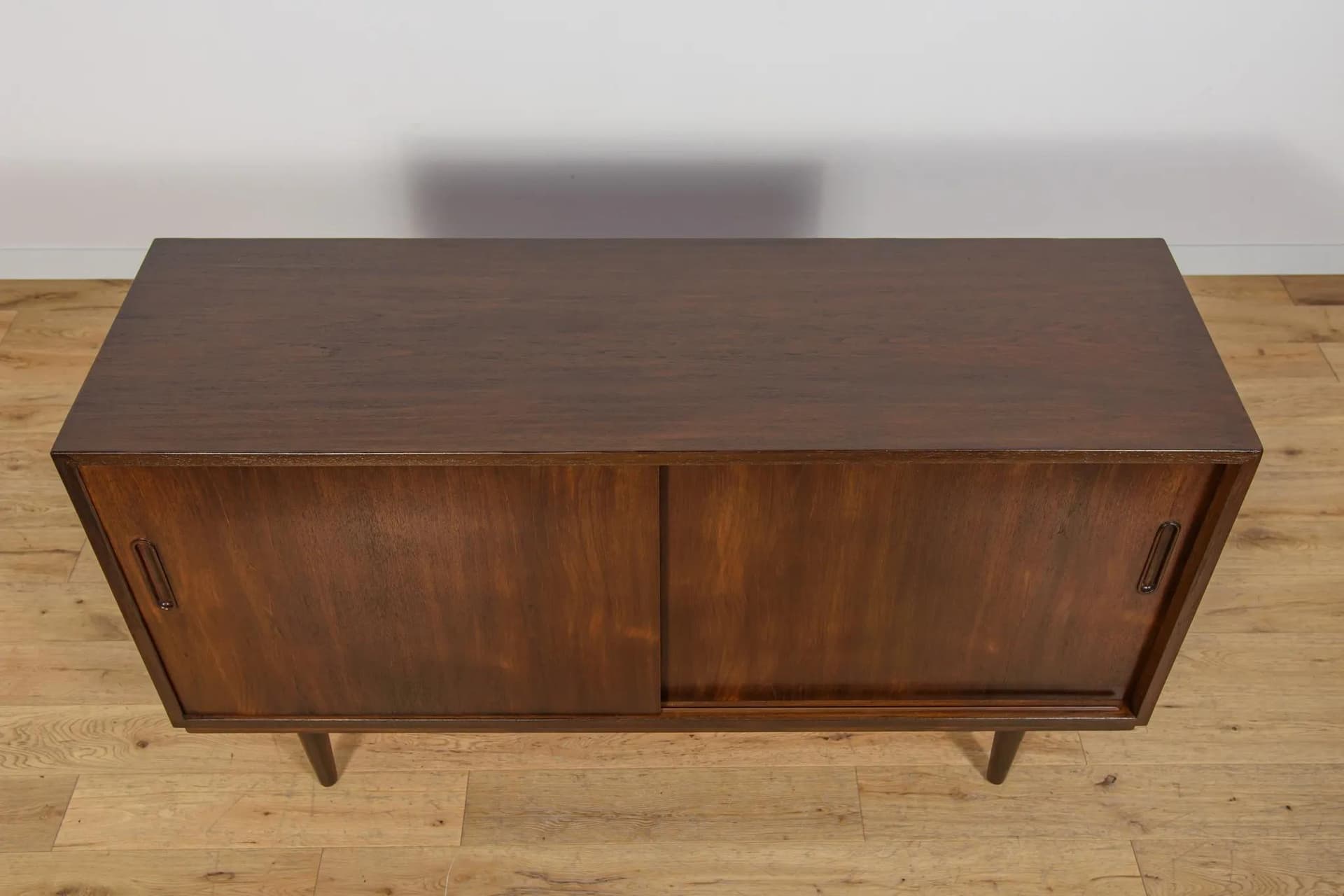 Komoda, teak brązowy, proj. P. Hundevad, Dania, lata 70. - 71199