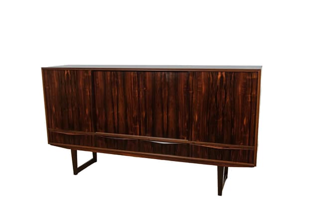 Komoda, palisander brąz ciemny, proj. E. W. Bach, Sejling Skabe, Dania, lata 60. - WYMIARY