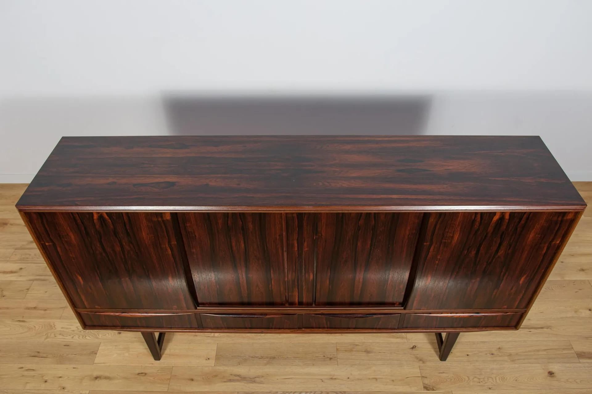 Komoda, palisander brąz ciemny, proj. E. W. Bach, Sejling Skabe, Dania, lata 60. - 71192