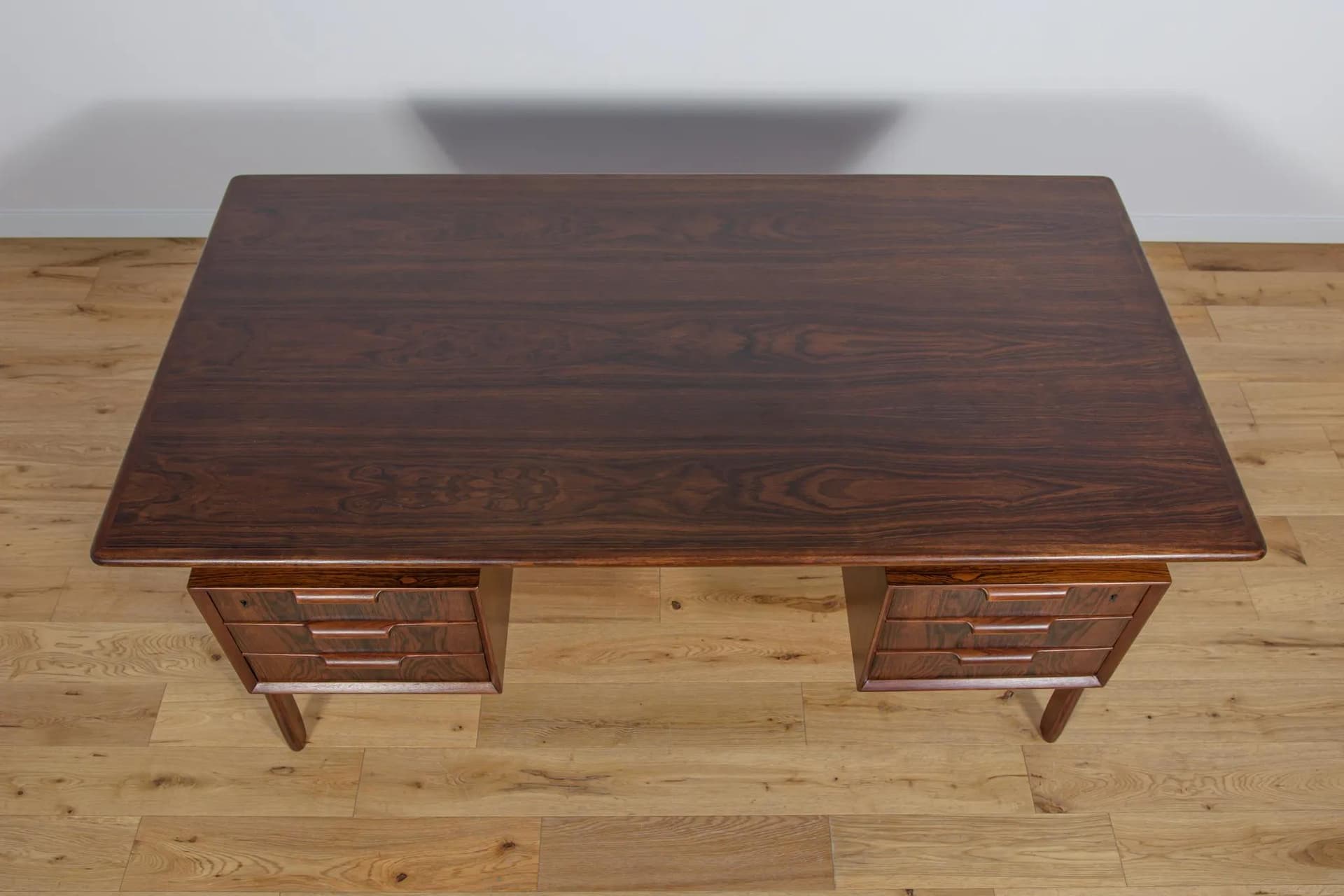 Biurko model 75, palisander brązowy, Omann Jun, Dania, lata 50. - 71144