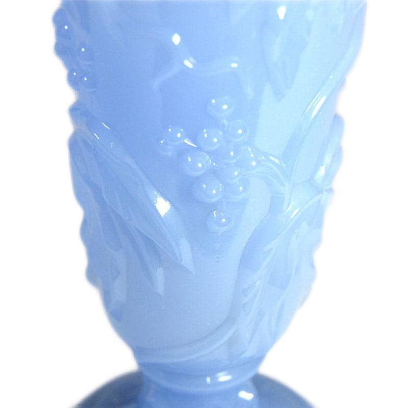 Błękitny wazon ze szkła opalinowego, Baccarat, Francja, poł. XIX w. - 5978