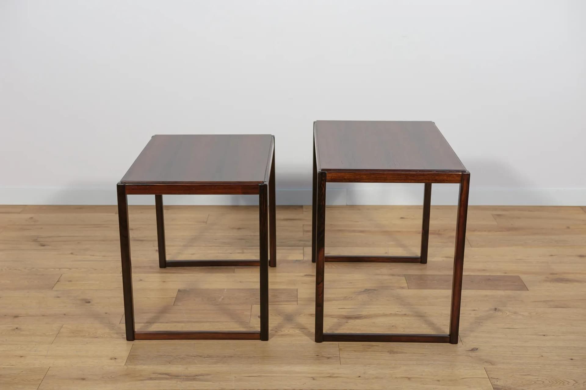 Set of coffee tables, dark brown rosewood, Sweden, 1970s - 71022
