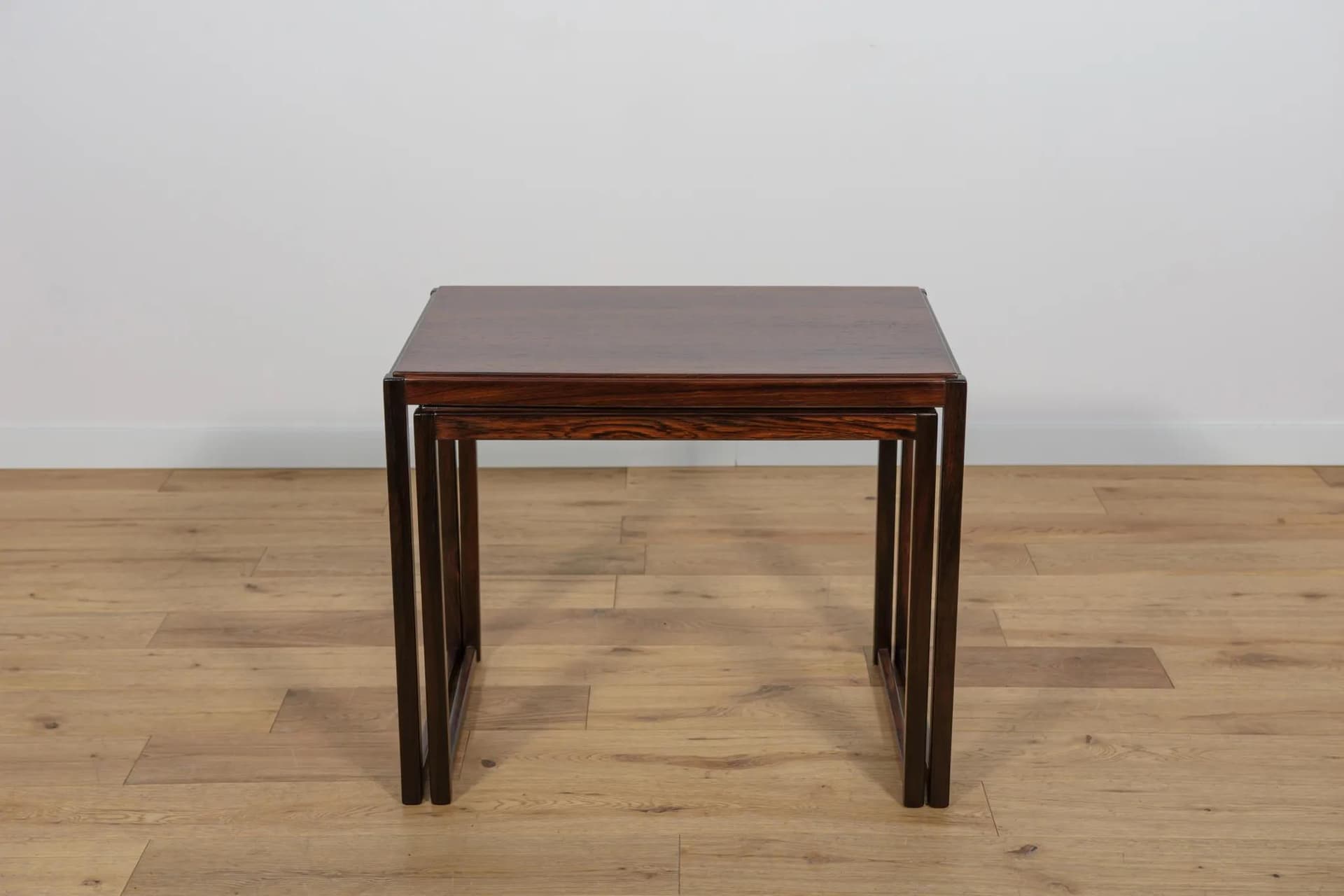 Set of coffee tables, dark brown rosewood, Sweden, 1970s - 71024