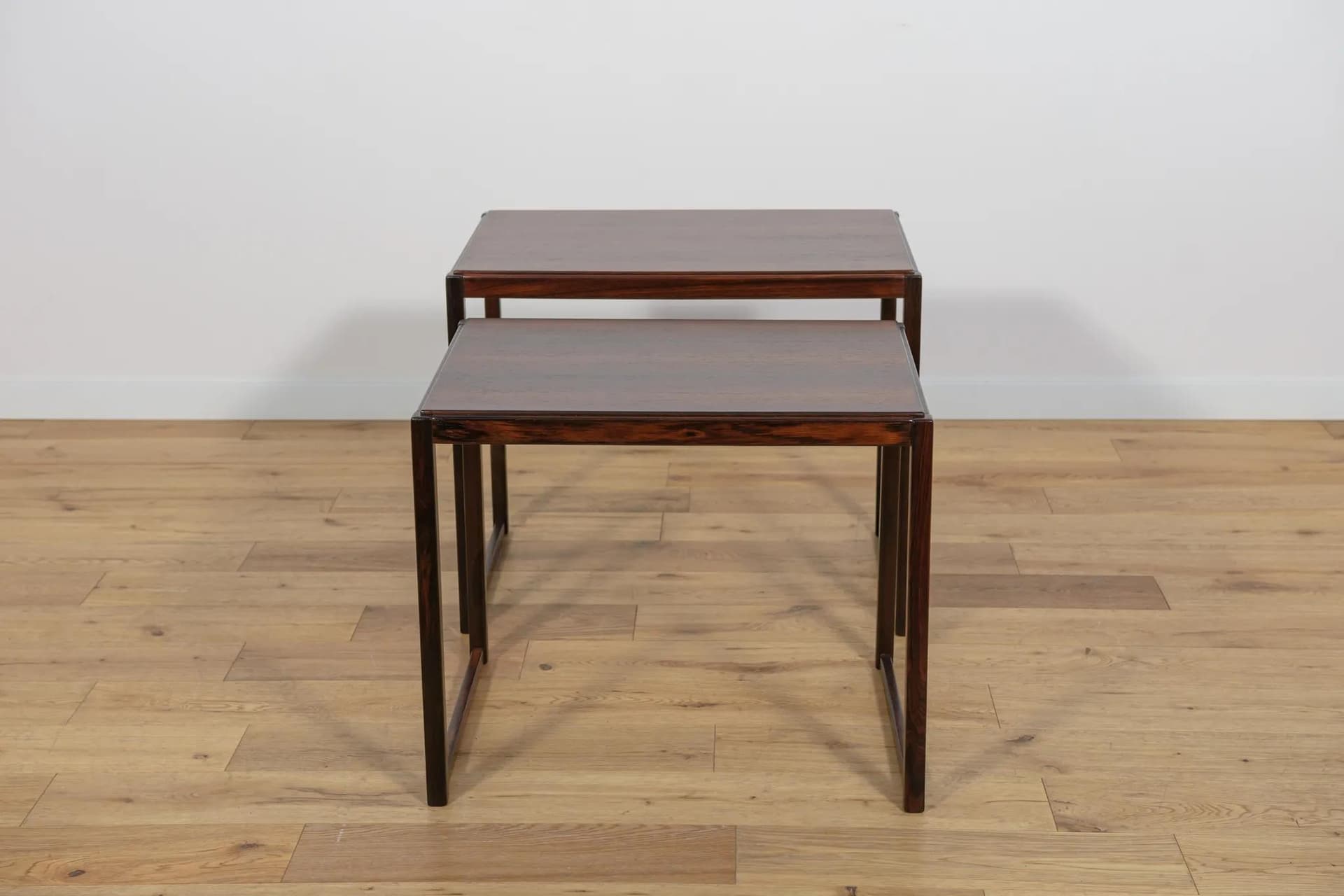 Set of coffee tables, dark brown rosewood, Sweden, 1970s - 71026