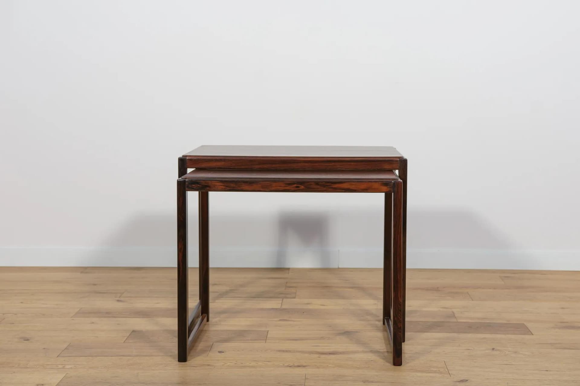Set of coffee tables, dark brown rosewood, Sweden, 1970s - 71028