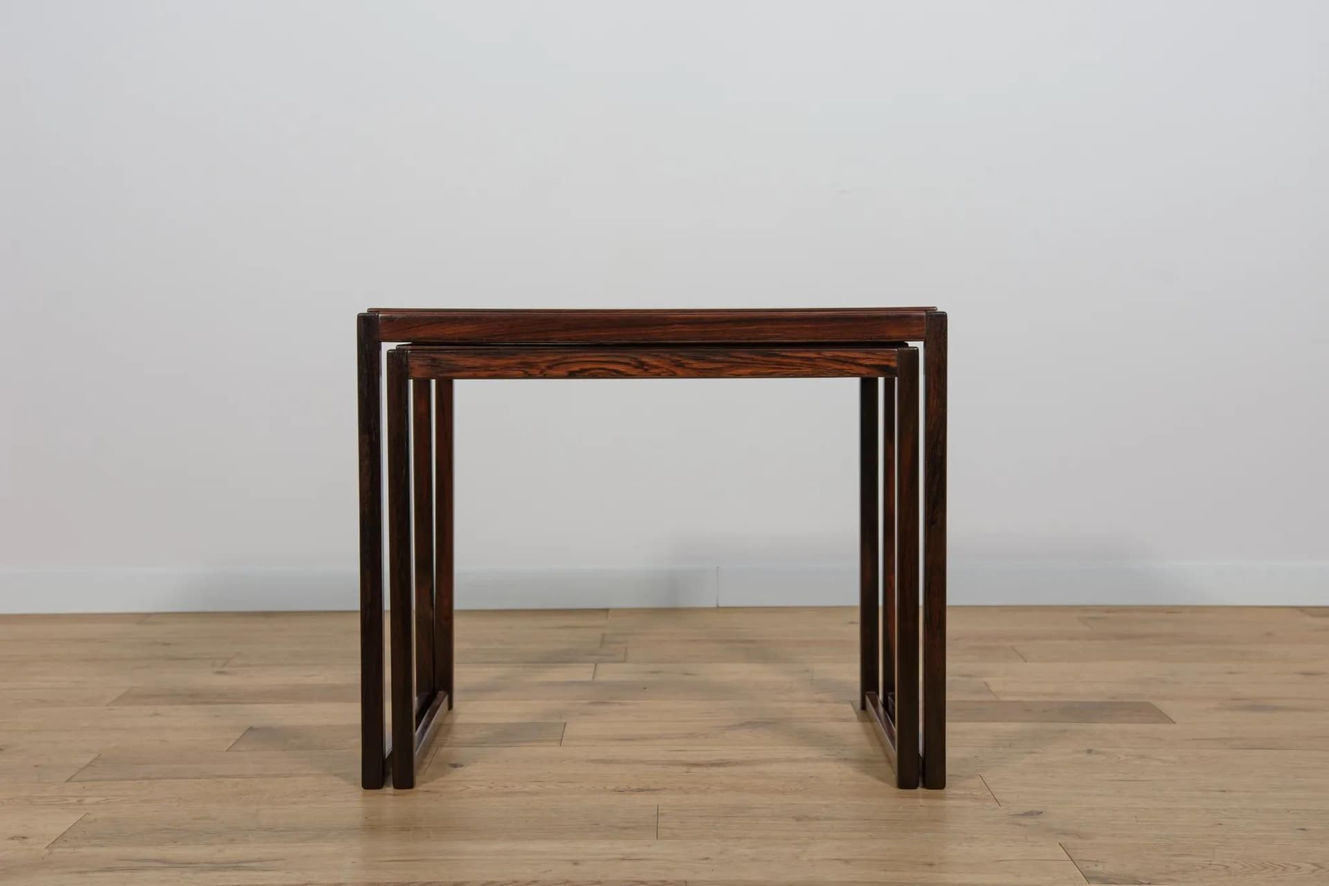 Set of coffee tables, dark brown rosewood, Sweden, 1970s - 71023