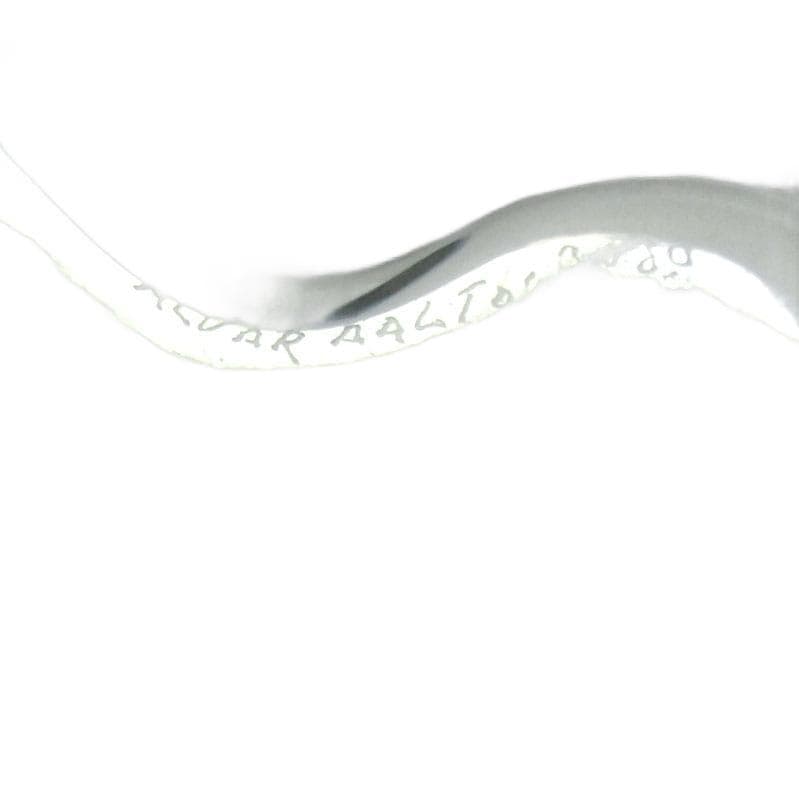 Biały wazon Savoy, proj. A. Aalto dla Iittala, Finlandia, lata 60. - 5973