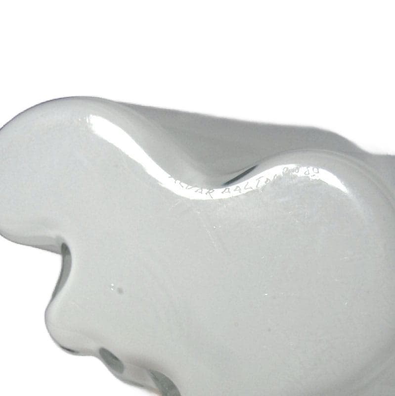 Biały wazon Savoy, proj. A. Aalto dla Iittala, Finlandia, lata 60. - 5972