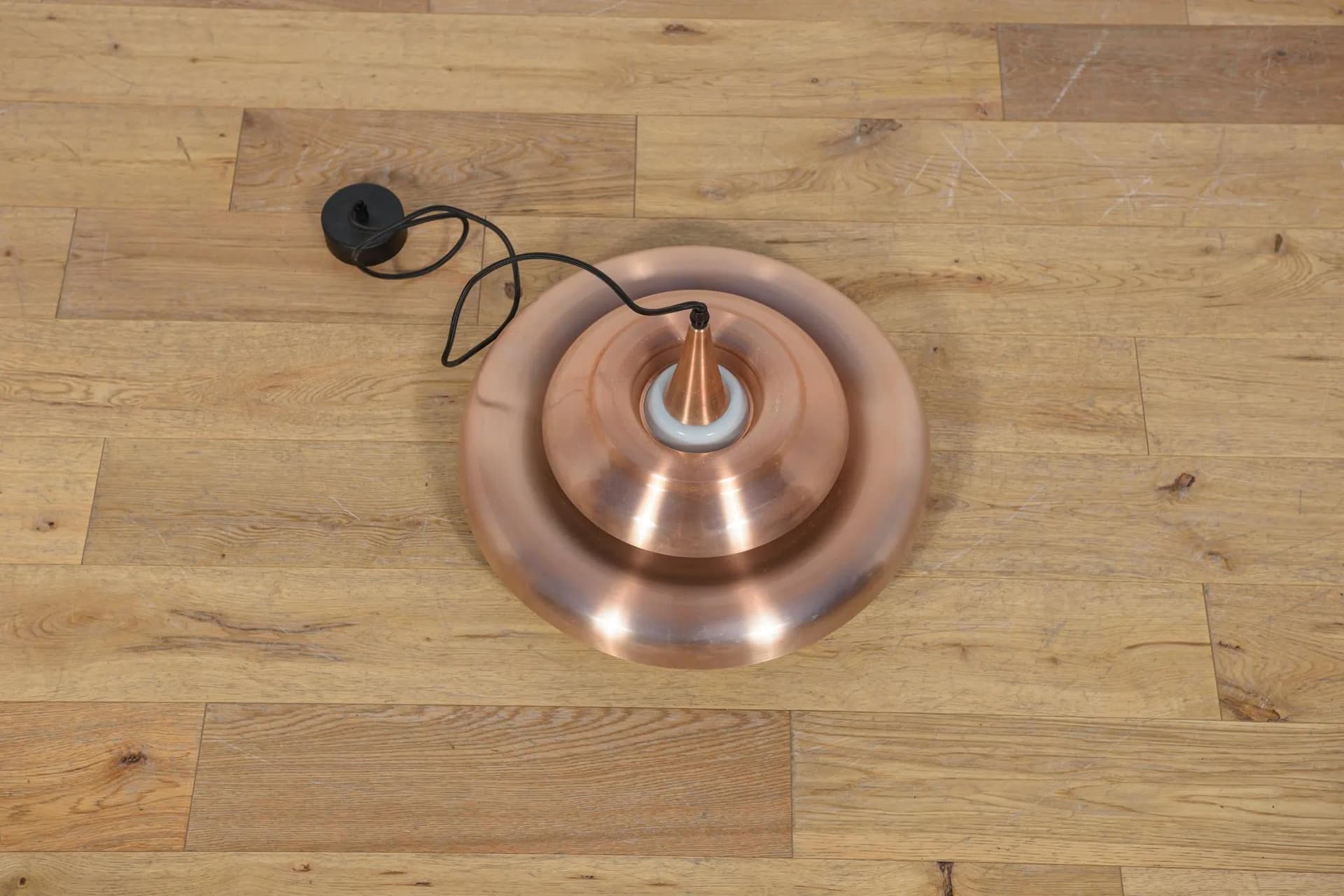 Pendant lamp, copper, Denmark, 1960s - 70944