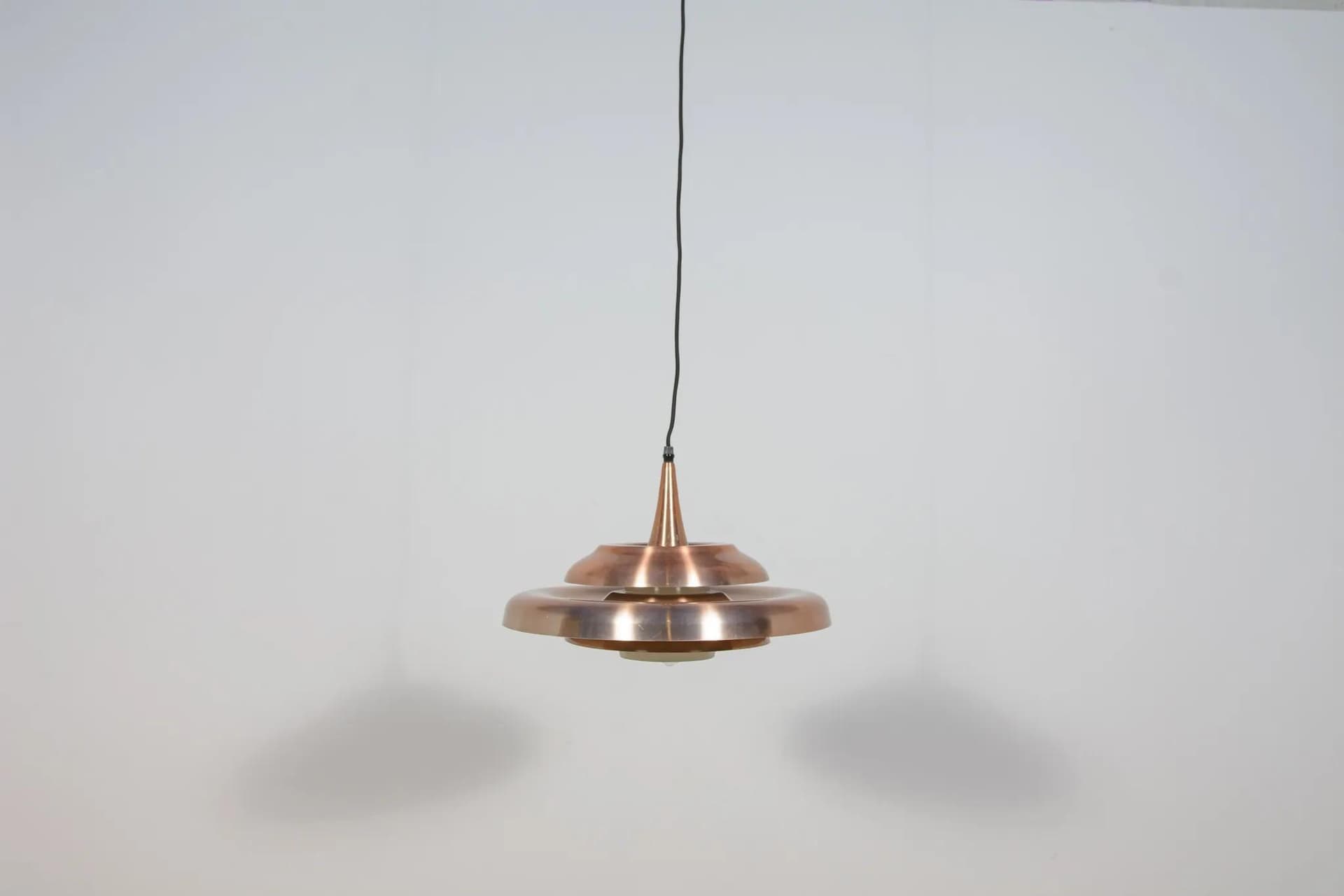 Pendant lamp, copper, Denmark, 1960s - 70939