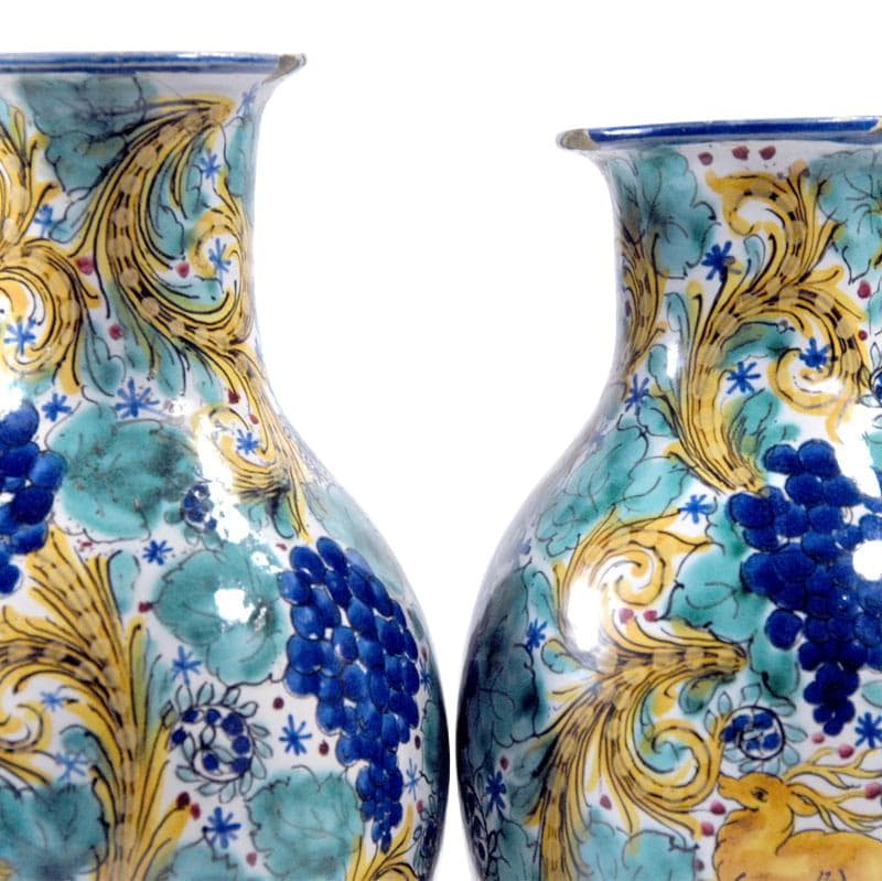 Białe ceramiczne wazony, Josef Štancl, Czechosłowacja, lata 20. - 5959