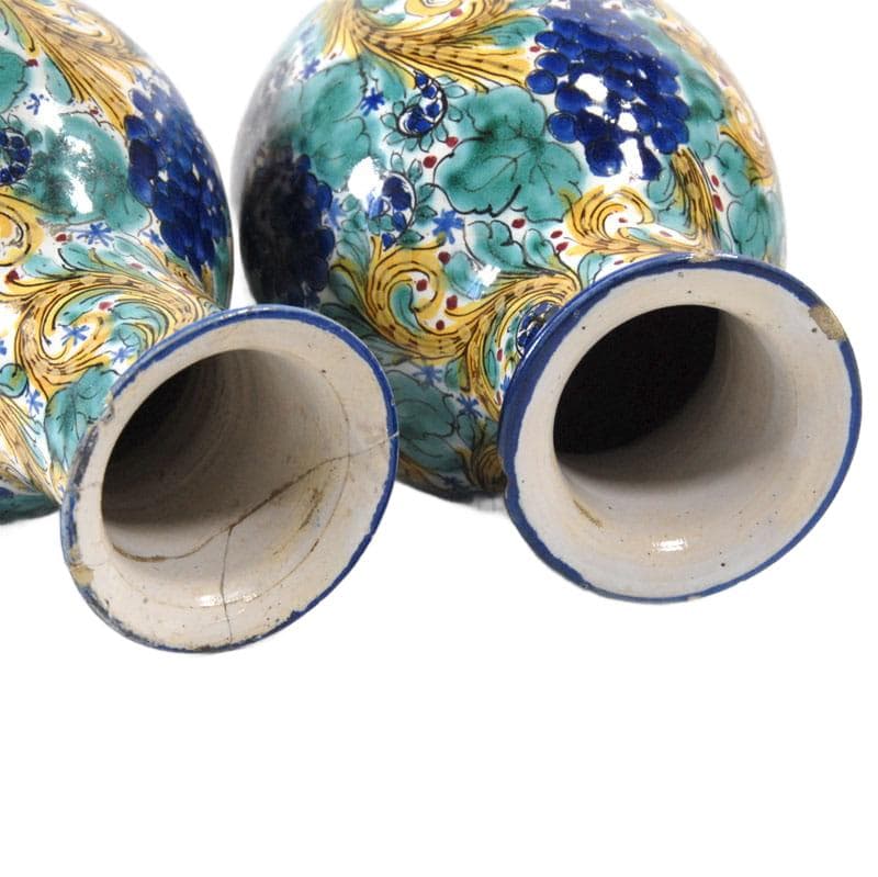 Białe ceramiczne wazony, Josef Štancl, Czechosłowacja, lata 20. - 5963