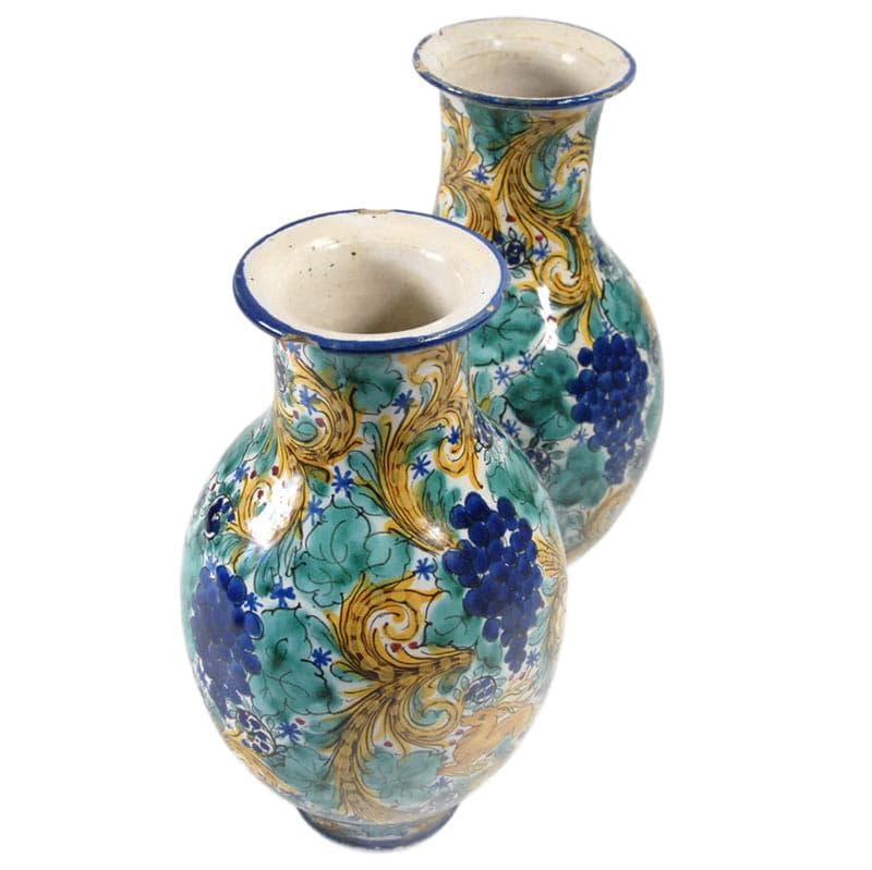 Białe ceramiczne wazony, Josef Štancl, Czechosłowacja, lata 20. - 5960