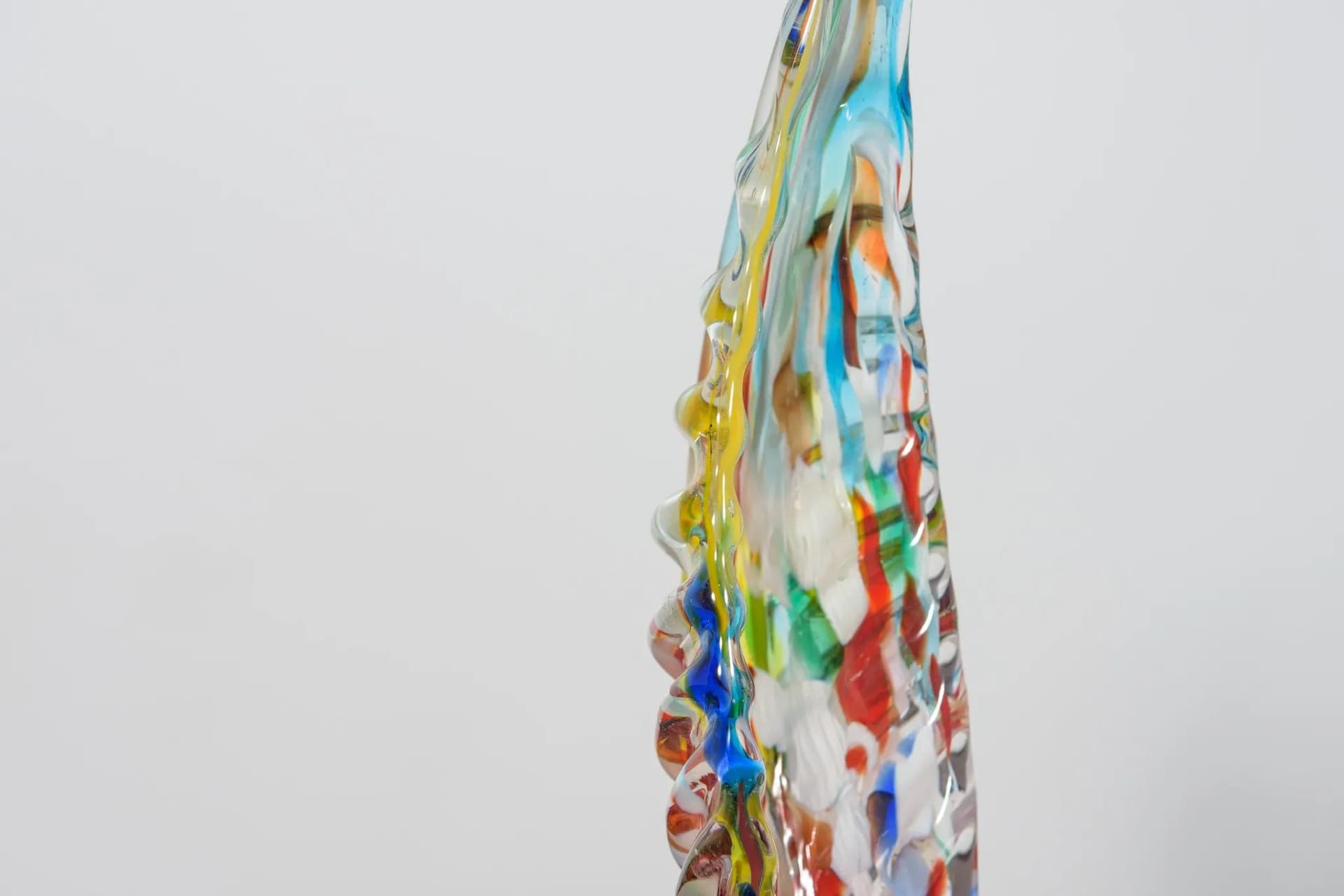 Figurka bażanta, multikolor, szkło, proj. A. Barbini, Włochy, lata 60. - 70864