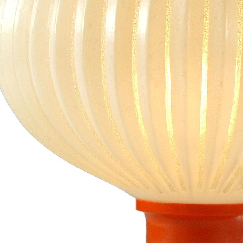 Pomarańczowa lampka stołowa Space Age, tworzywo sztuczne, lata 70. - 5934