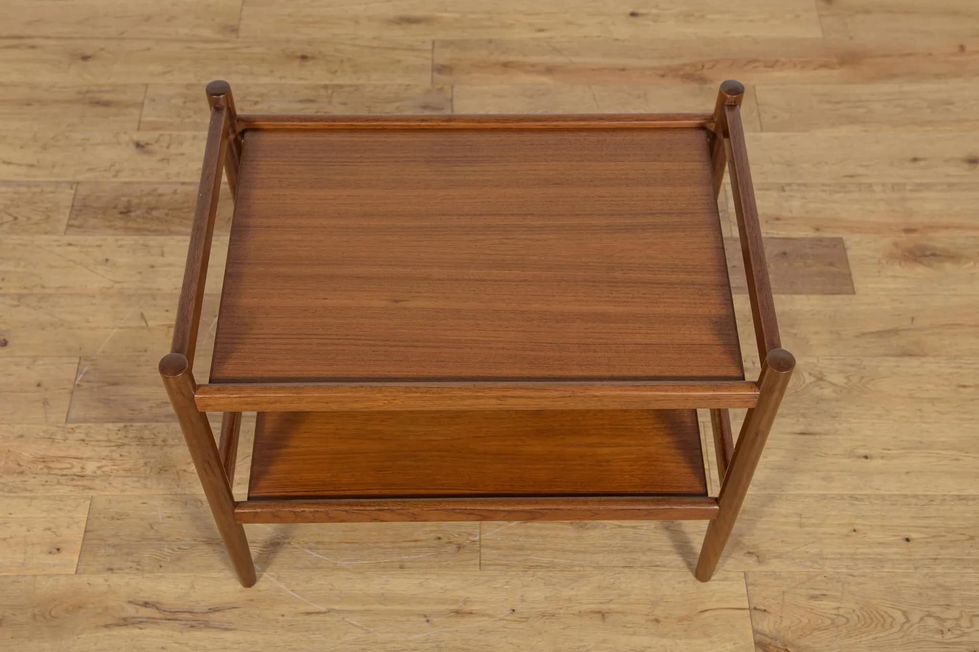 Stolik pomocniczy, teak brązowy, Dania, lata 70. - 70522