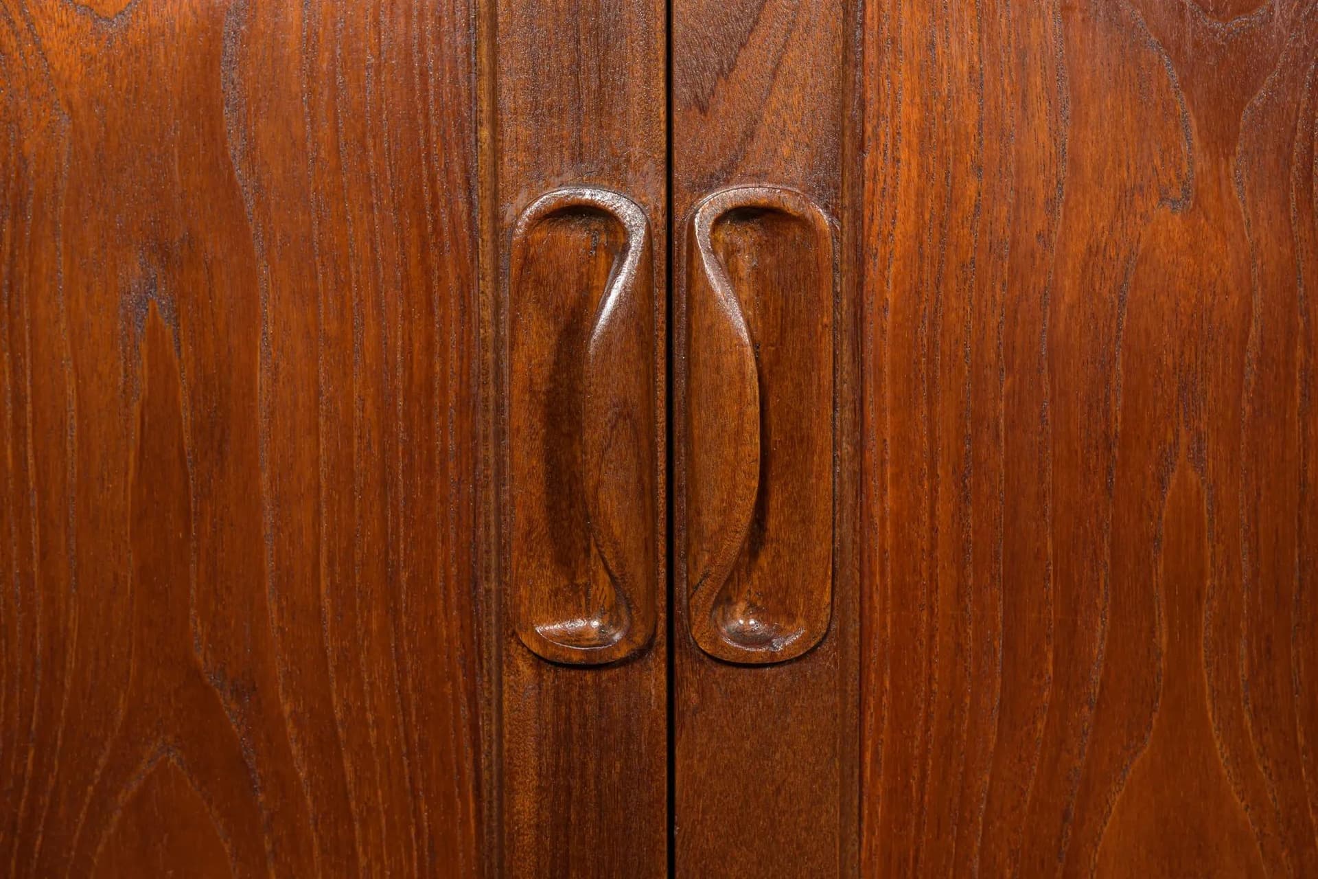 Komoda, teak brązowy ciemny, proj. V. Wilkins, G-Plan, Wielka Brytania, lata 60. - 70379