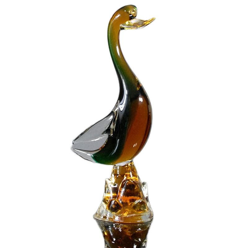 Kolorowa figurka szklana, Murano, Włochy, lata 60. - 5924