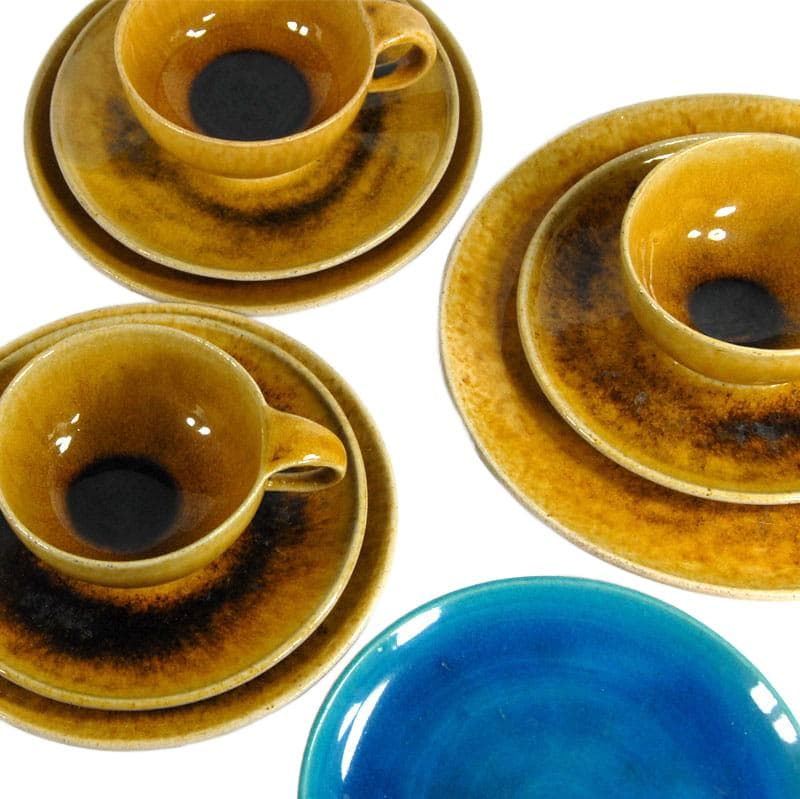 Honey Ceramic Set, Herman A. Kähler (HAK), Denmark, 1940s - 5909