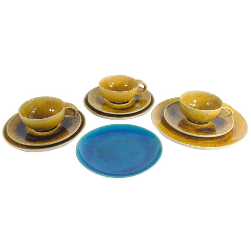 Honey Ceramic Set, Herman A. Kähler (HAK), Denmark, 1940s - 5908