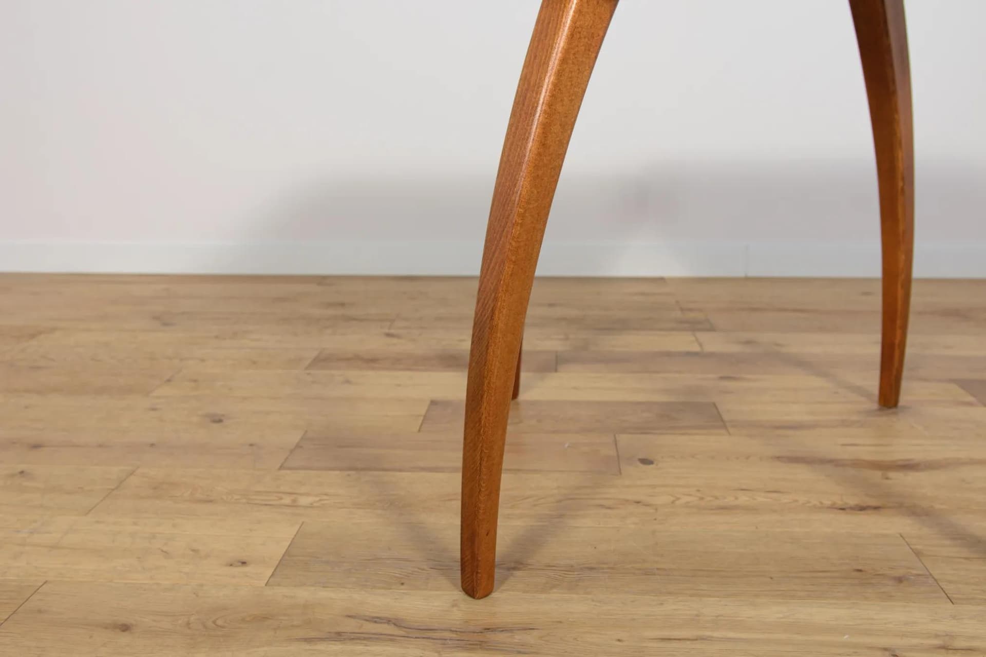 Side Table Spider H-259, brown beech, by J. Halabala, UP Závody, Czech Republic, 1950s. - 70150