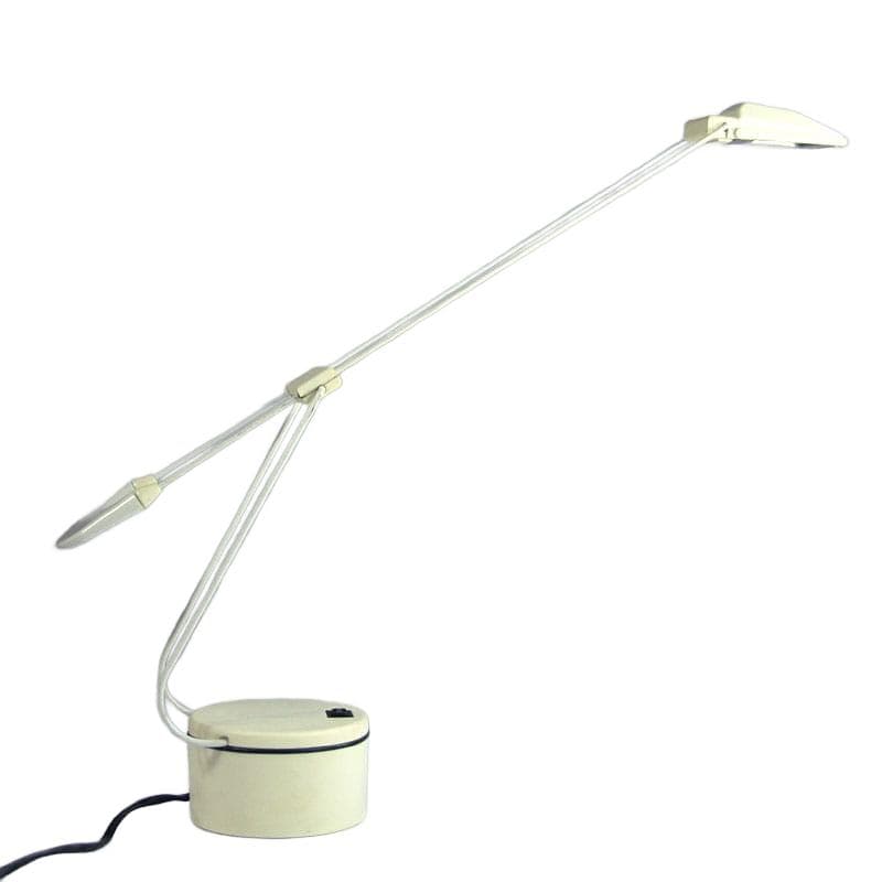 Kość słoniowa lampa biurkowa Modo, dla Alva Line, Włochy, lata 80. - 6069