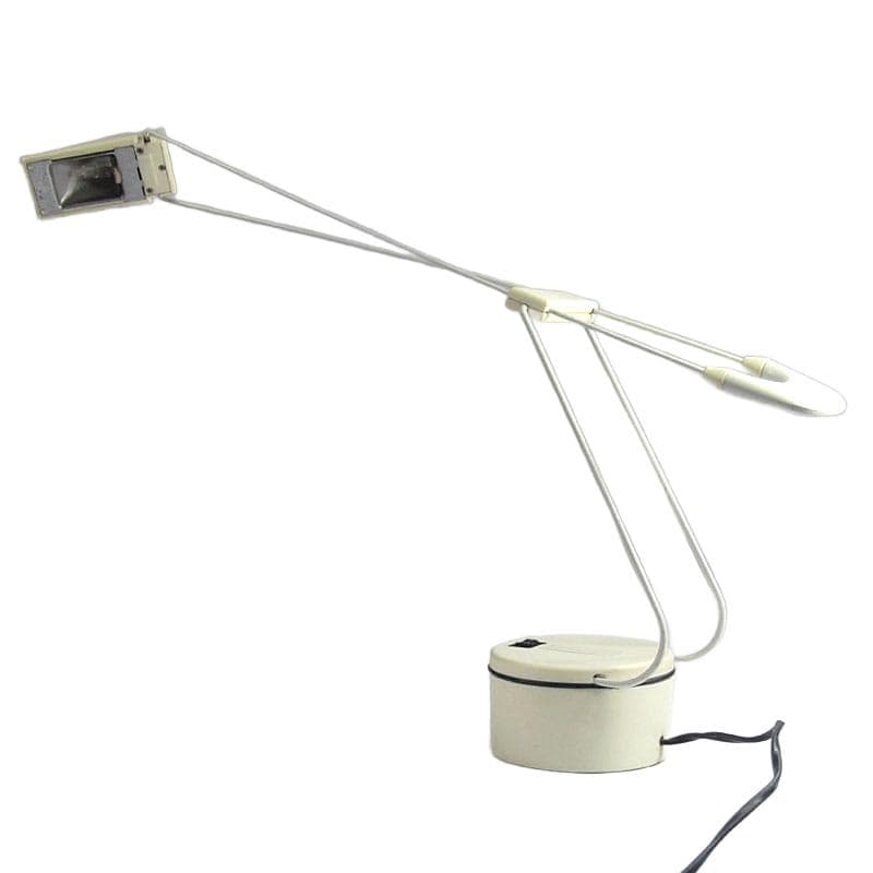 Kość słoniowa lampa biurkowa Modo, dla Alva Line, Włochy, lata 80. - 6071