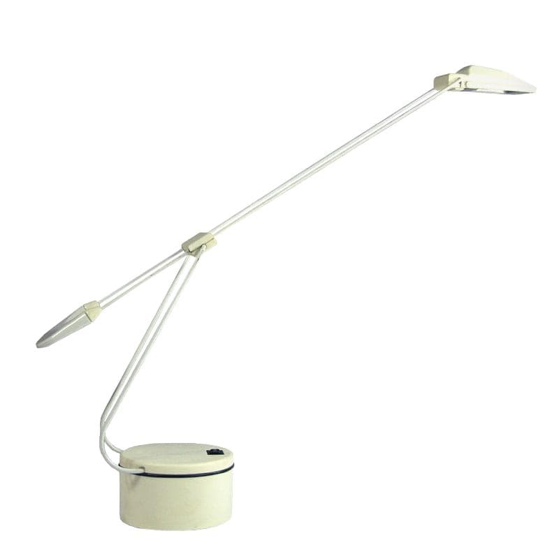 Kość słoniowa lampa biurkowa Modo, dla Alva Line, Włochy, lata 80.