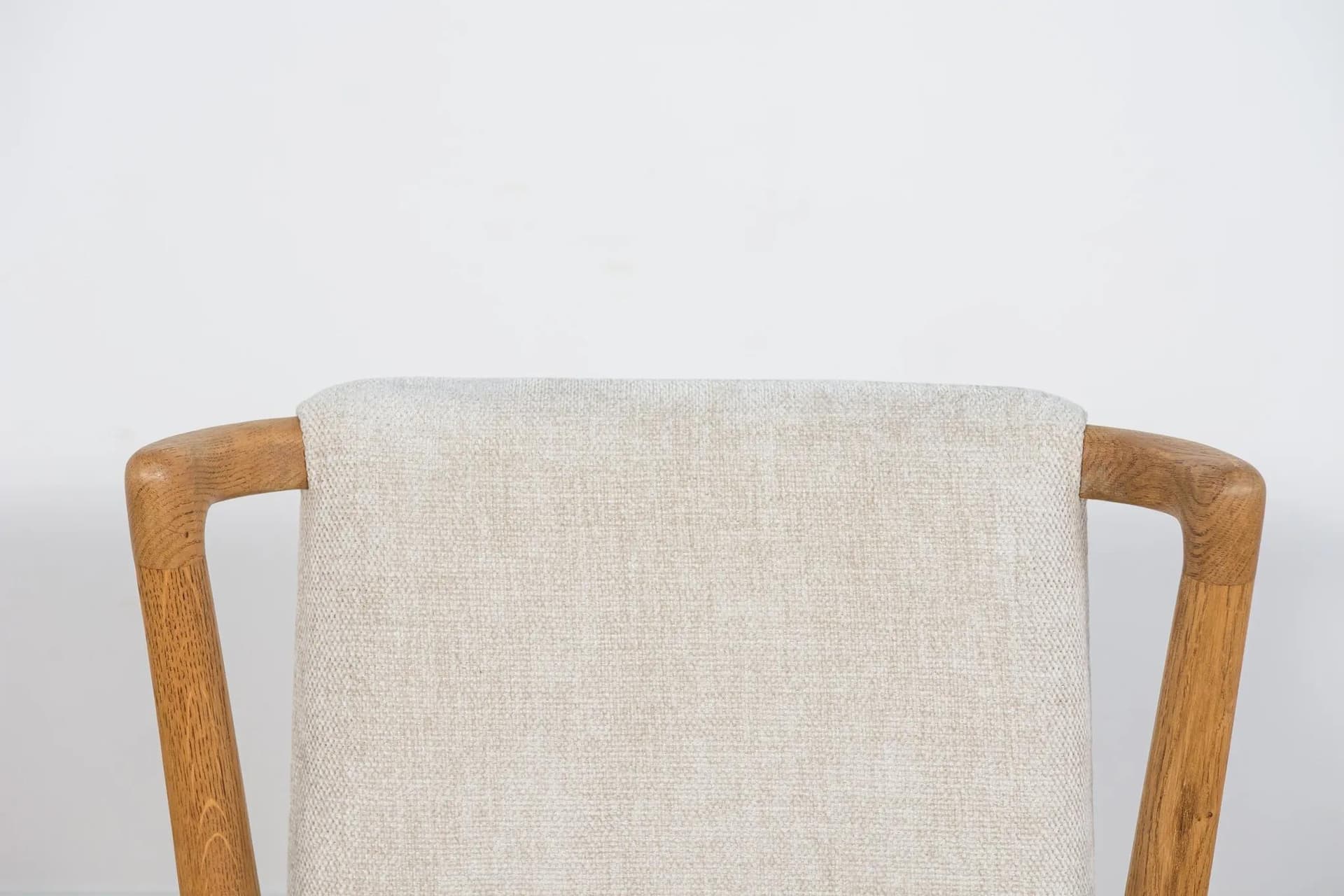 Komplet czterech krzeseł Model 171, dąb jasny krem, Slagelse Møbelværk, Dania, lata 60. - 69959