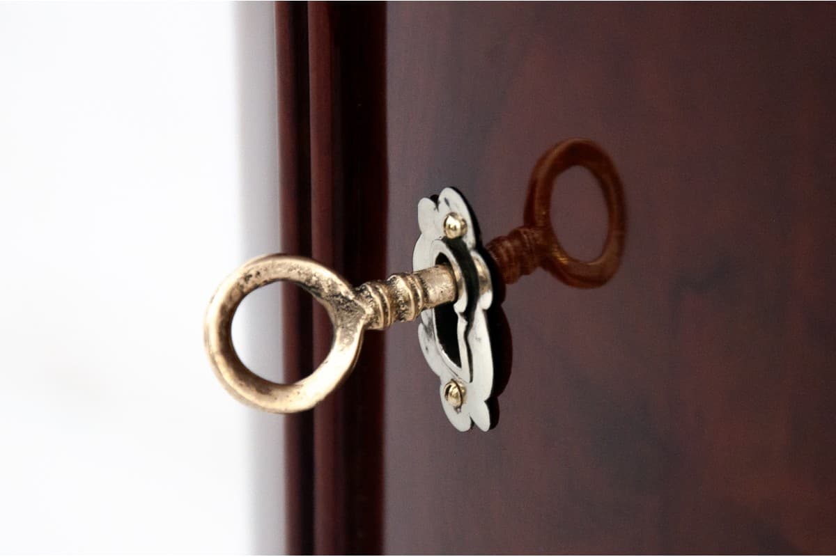 Mahogany Antique Cabinet, Northern Europe, 1880s - 191914