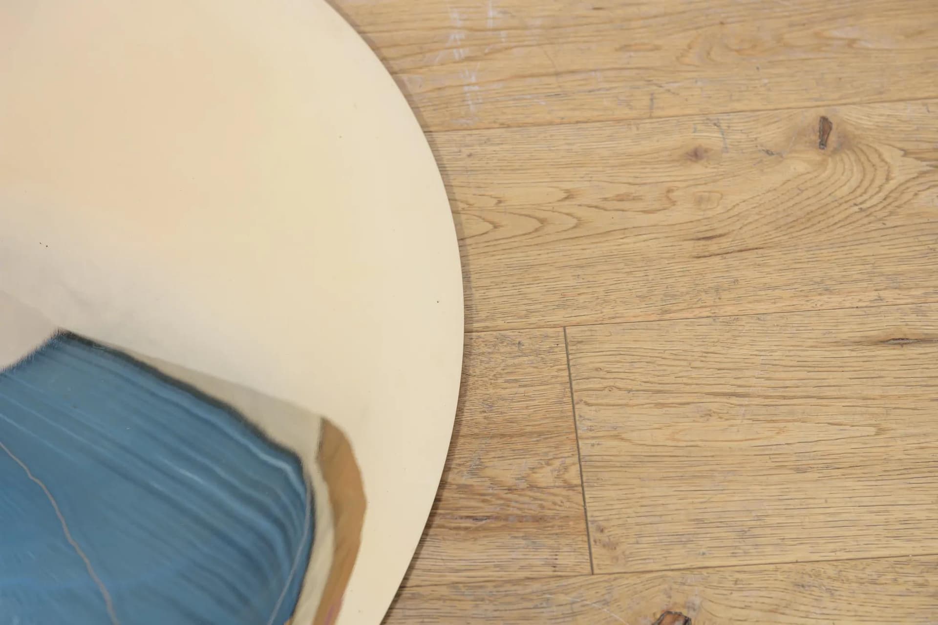 Pendant Lamp Semi Ø70 cm, golden aluminium, by C. Bonderup, T. Thorup, Fog & Morup, Denmark, 1970s. - 69879