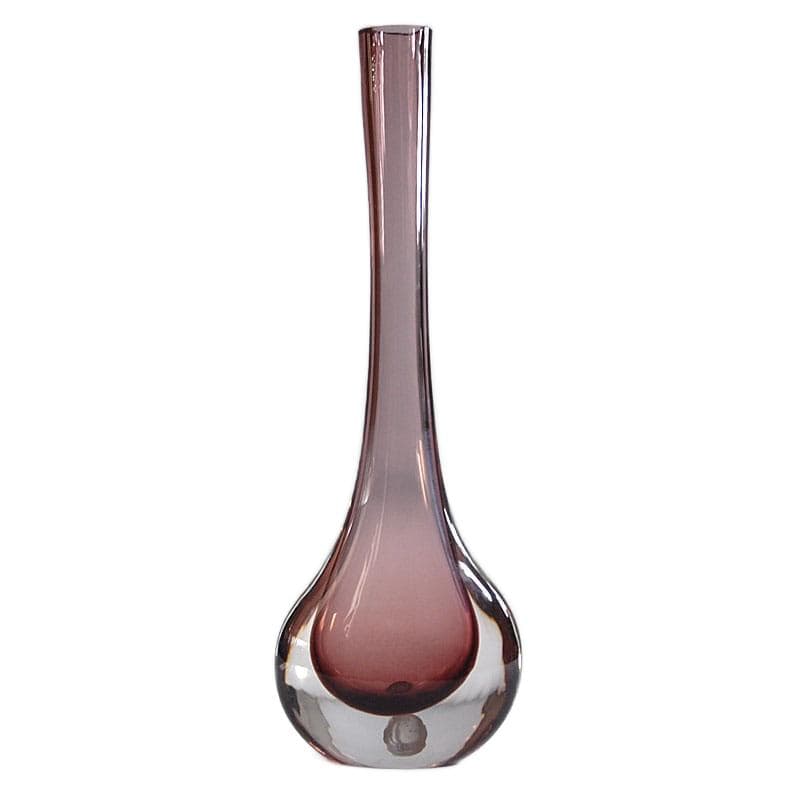 Różowy wazon sommerso, Murano, Włochy, lata 60. - 5893