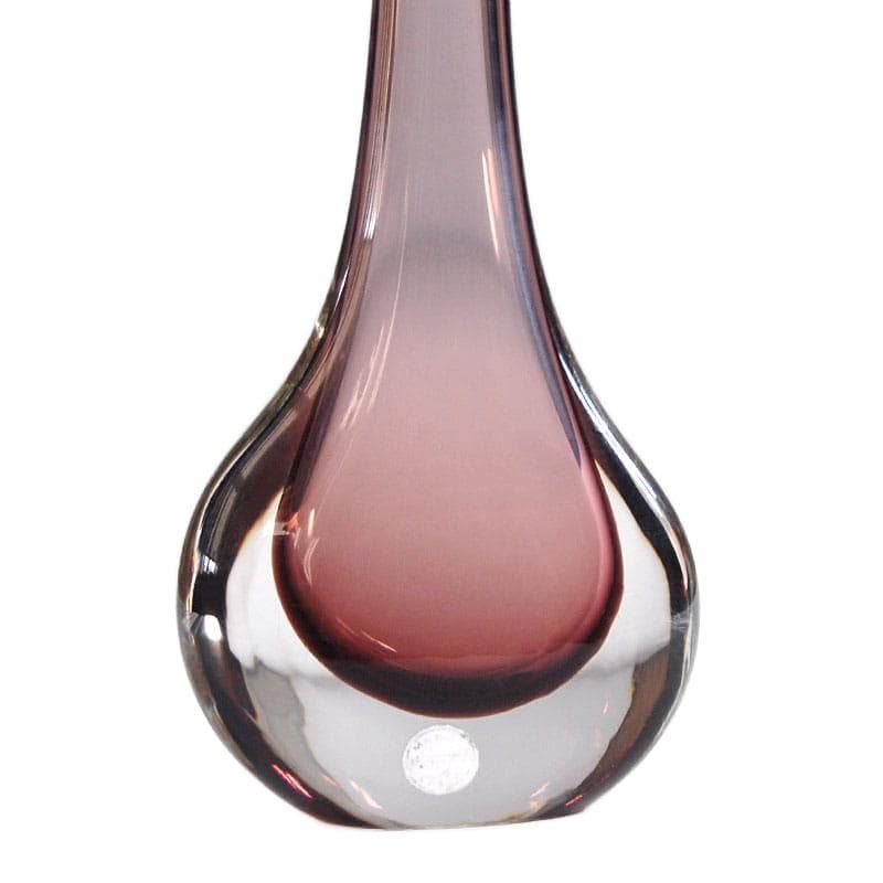 Różowy wazon sommerso, Murano, Włochy, lata 60. - 5892