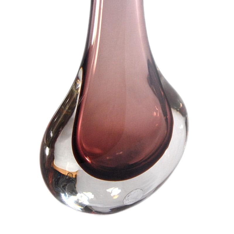 Różowy wazon sommerso, Murano, Włochy, lata 60. - 5894