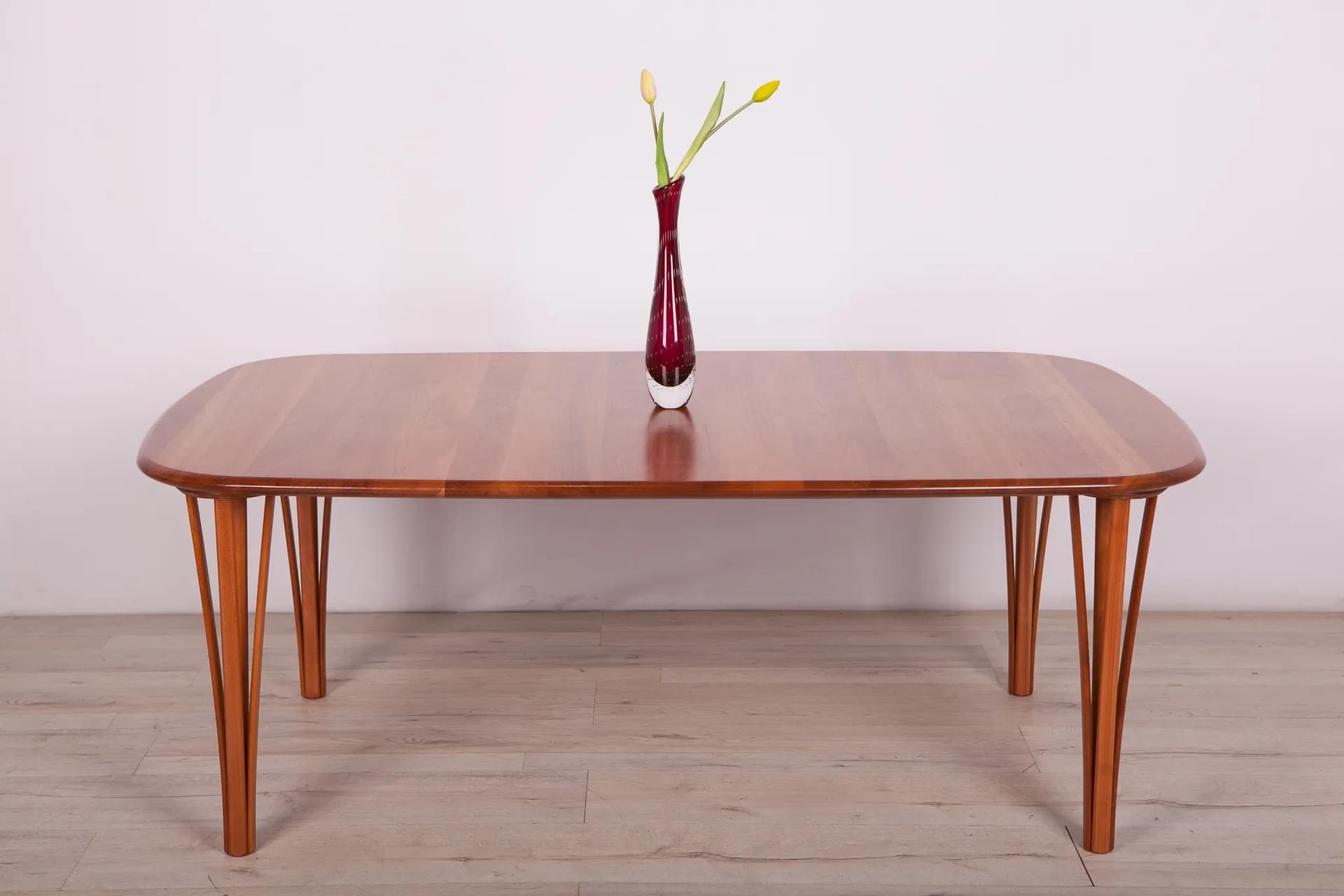 Stolik kawowy, czereśnia brązowy, proj. S. Hansen, Haslev Møbelfabrik, Dania, lata 90. - 72848