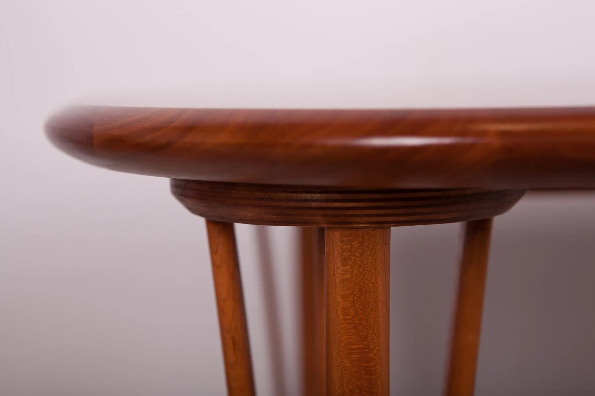 Stolik kawowy, czereśnia brązowy, proj. S. Hansen, Haslev Møbelfabrik, Dania, lata 90. - 72847