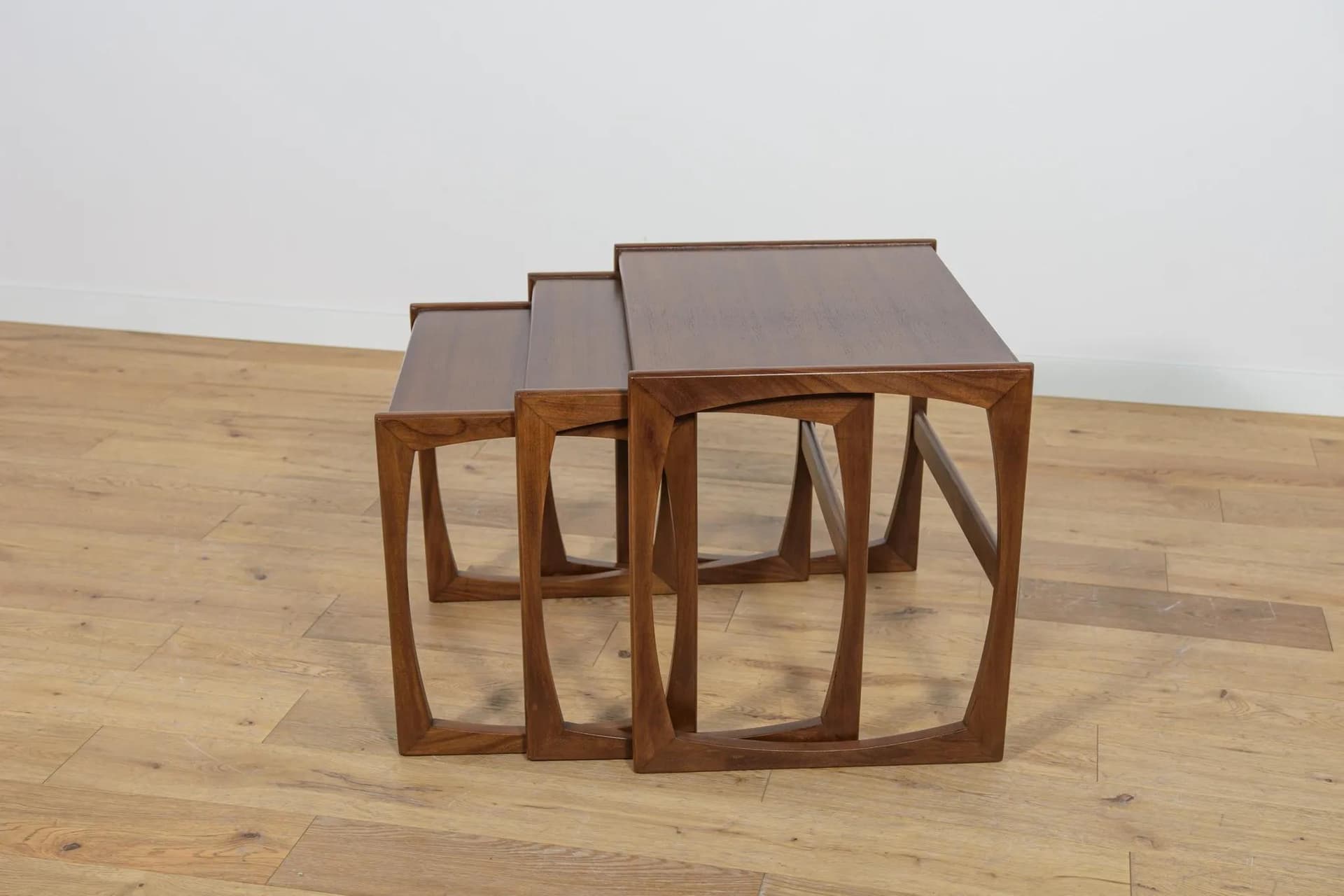 Set of three side tables, brown teak, by R. Benett, G-Plan, United Kingdom, 1960s. - 72833
