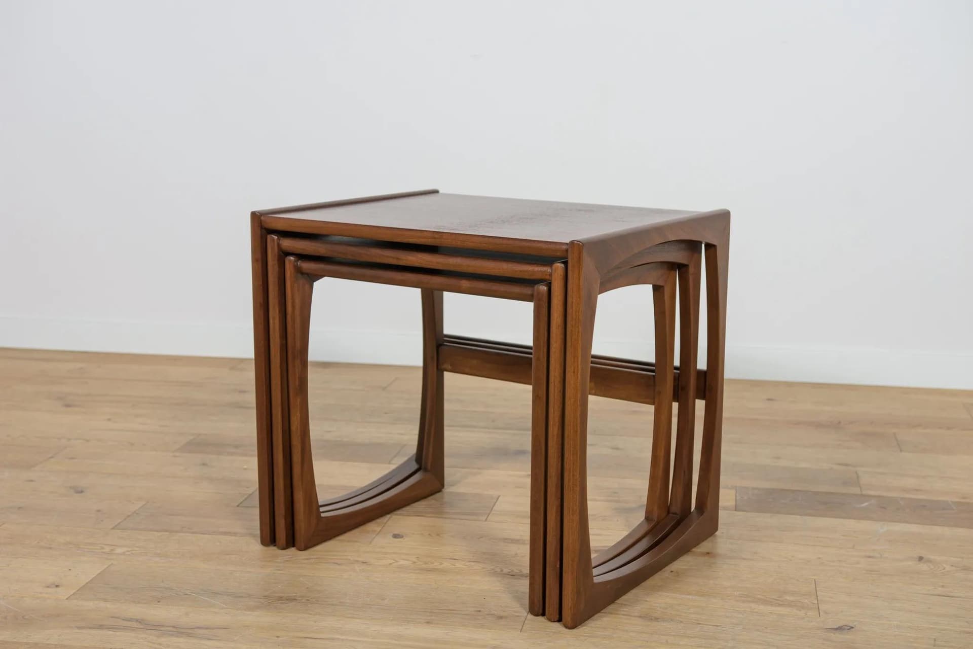 Set of three side tables, brown teak, by R. Benett, G-Plan, United Kingdom, 1960s. - 72831