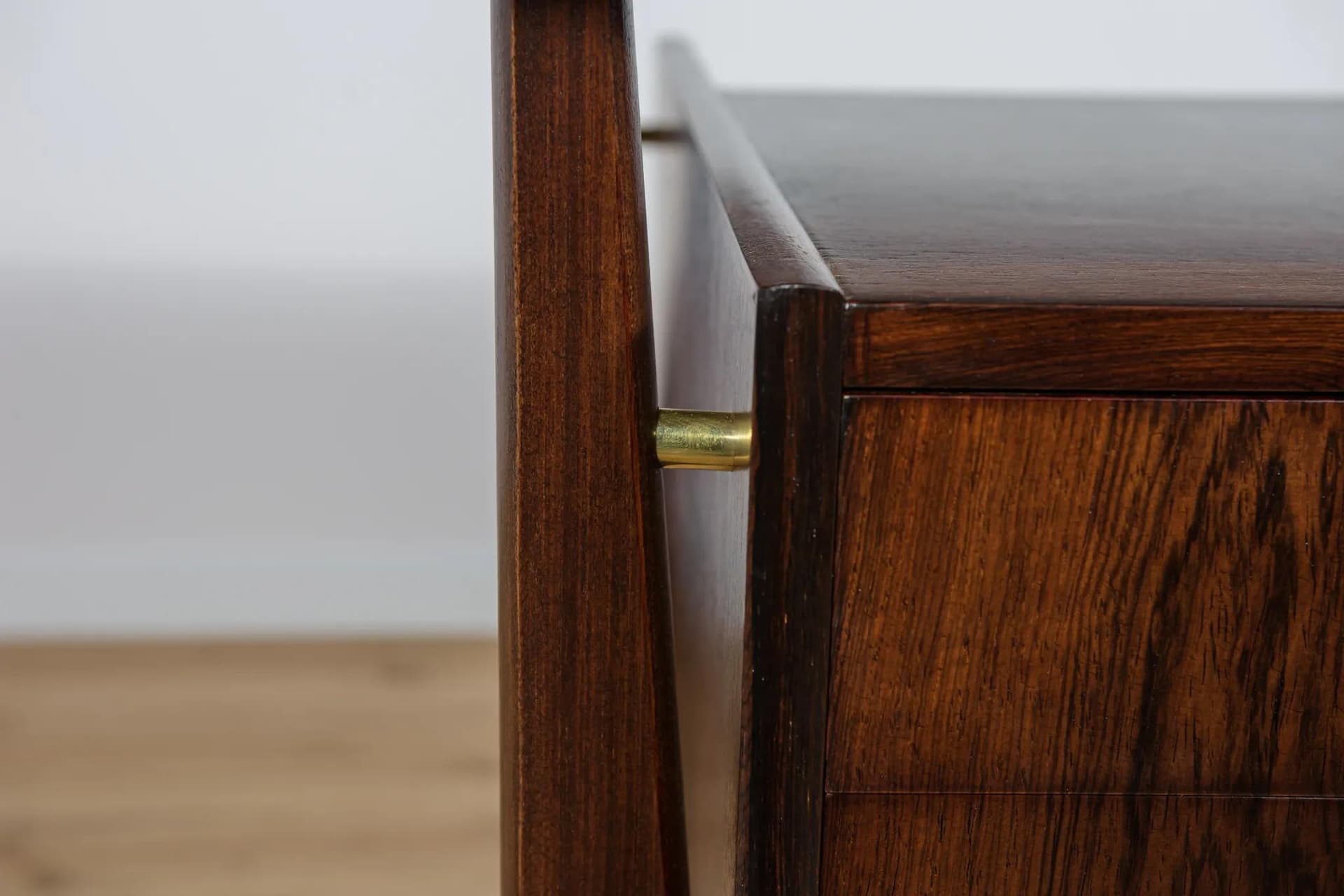 Desk, brown rosewood, by G. N. Tibergaard, Denmark, 1960s. - 72776