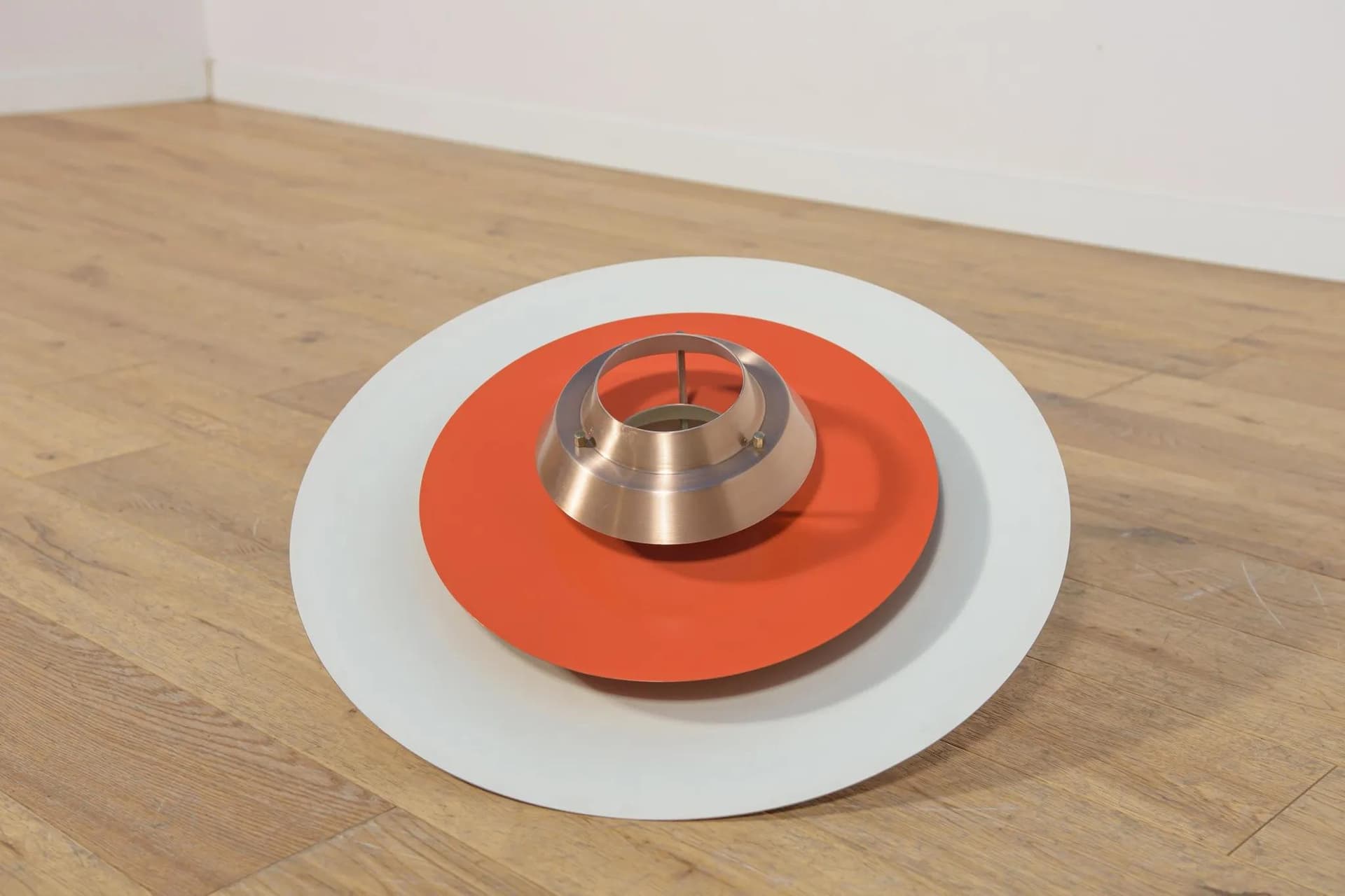 Pendant lamp, copper, Denmark, 1960s. - 72607