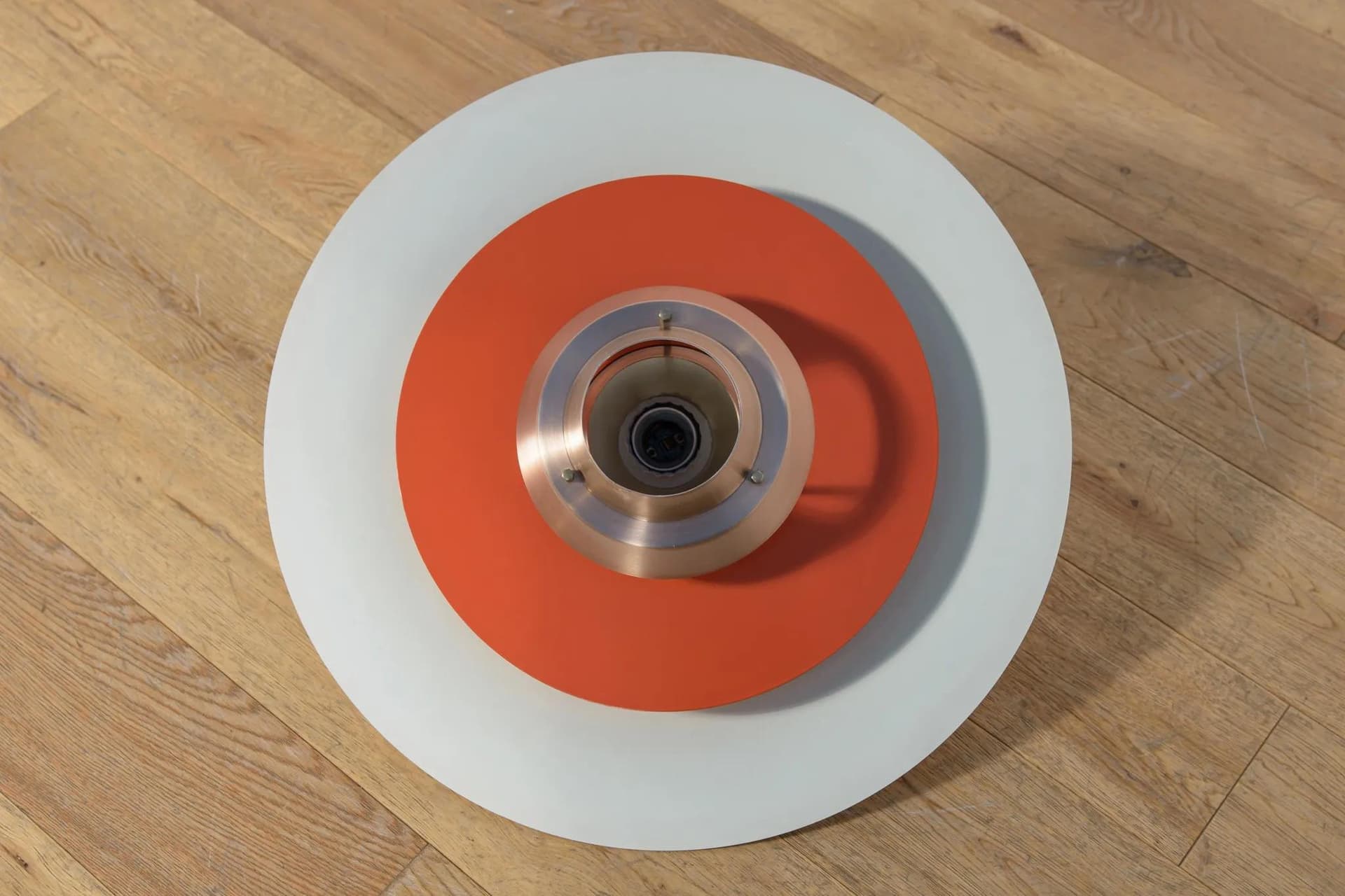 Pendant lamp, copper, Denmark, 1960s. - 72608