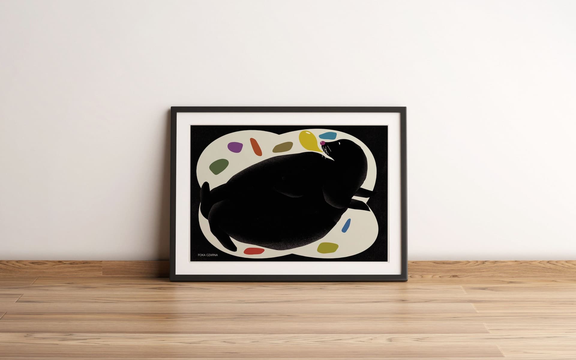 Poster Czarna foka, 50x70 cm, by J. Zasada, Jakub Zasada - 72892