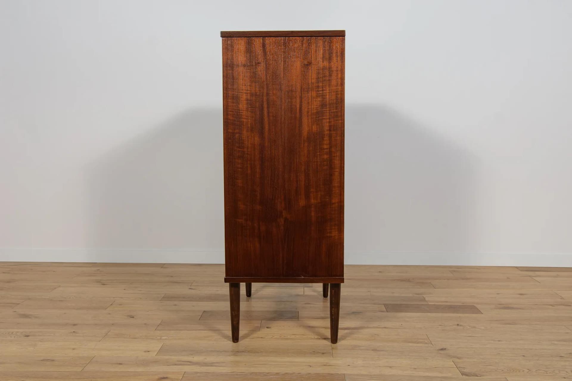 Chest of drawers, dark brown teak, Denmark, 1960s. - 74138