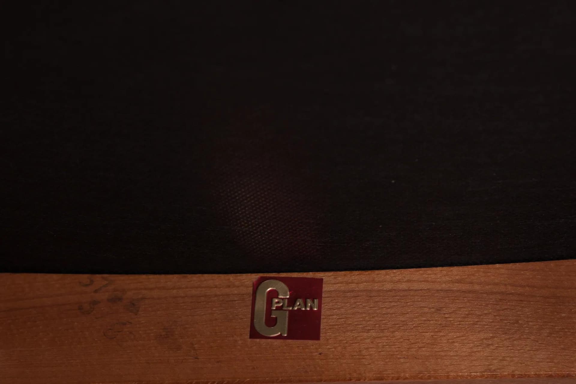 Komplet czterech krzeseł i dwóch foteli, teak, szary, proj. L. Dandy, dla G-Plan, Wielka Brytania, lata 60. - 74080