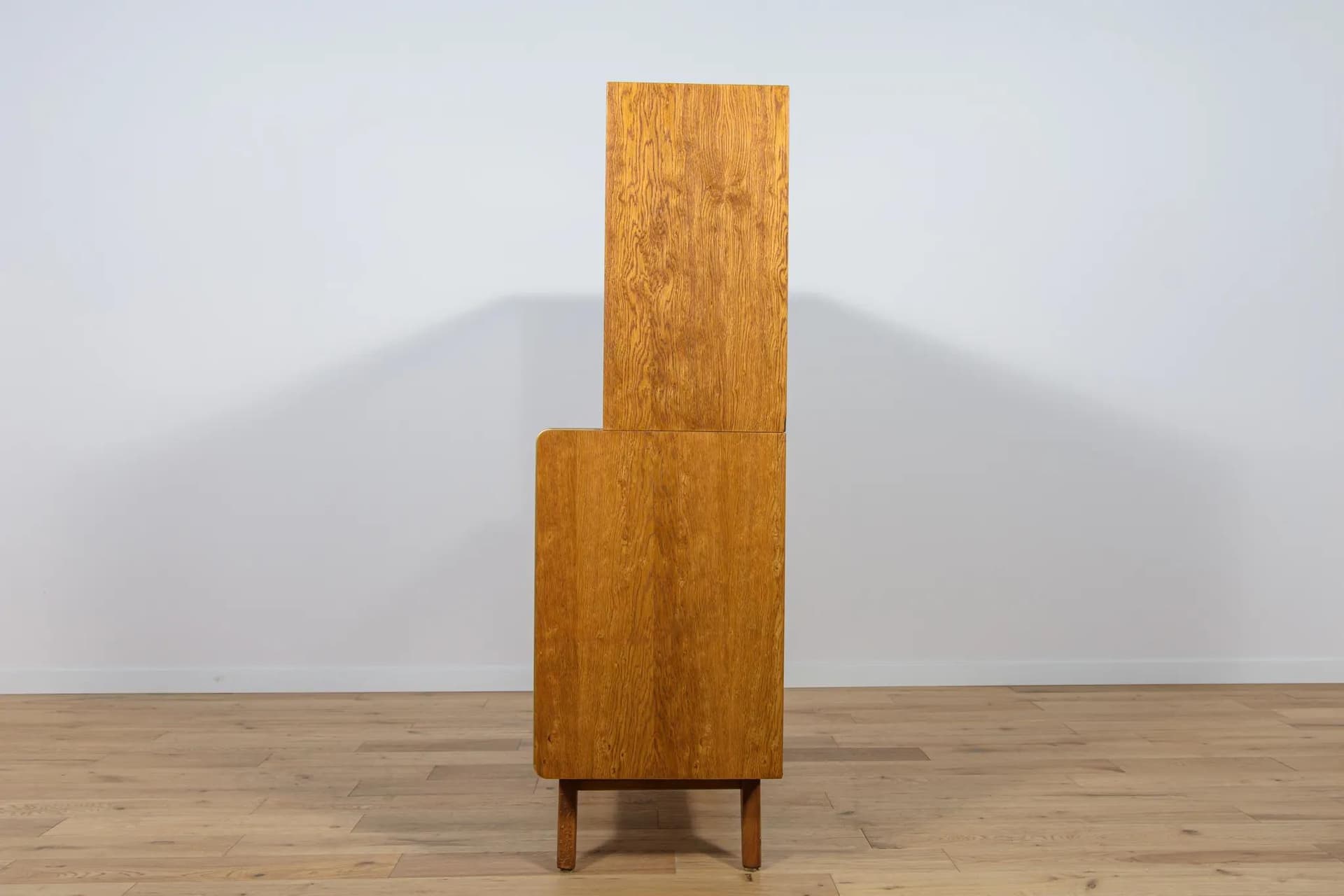 Komoda, brązowy, buk, proj. B. Landsman, Jitona, Czechosłowacja, lata 60. - 73968